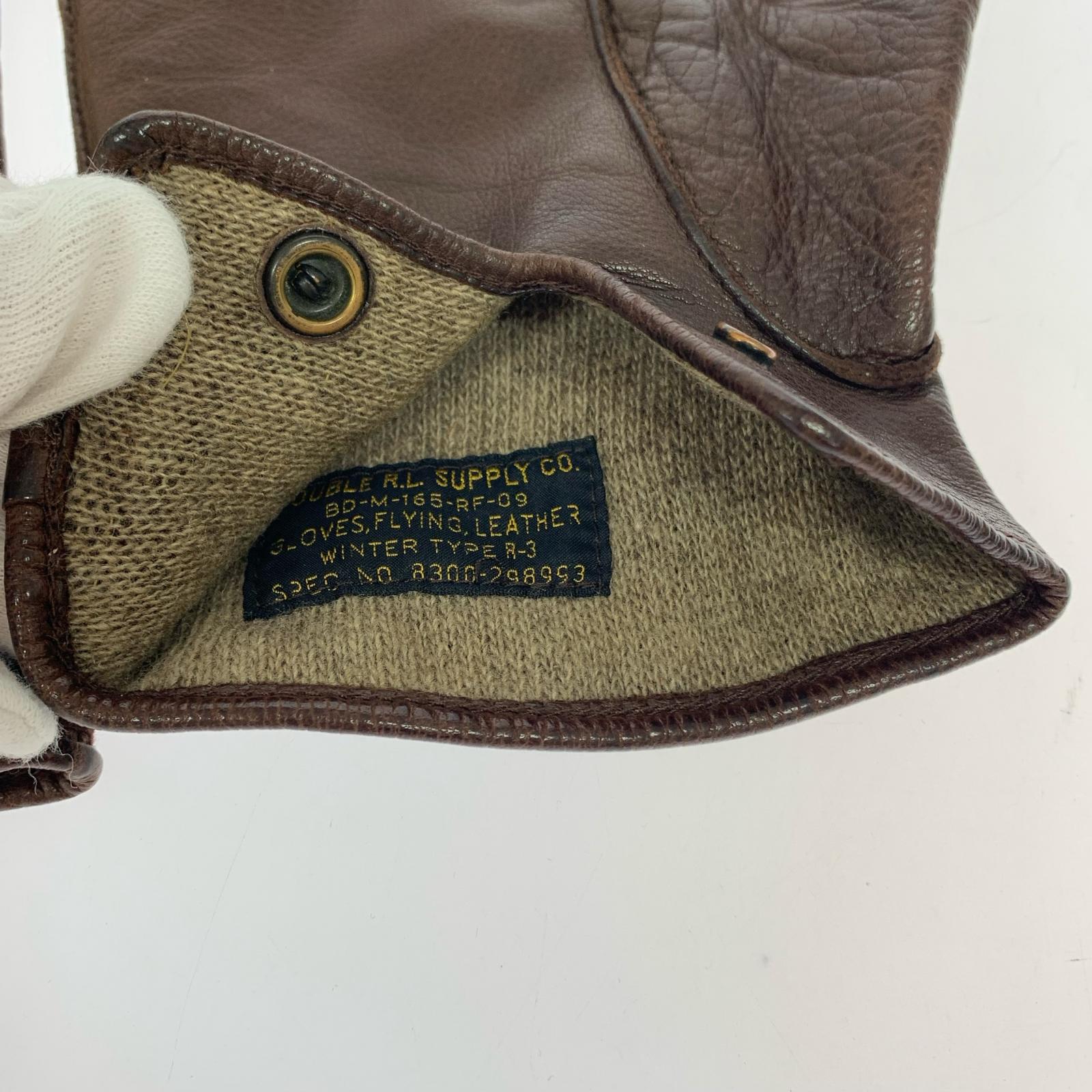 その他アクセサリー RRL レザーグローブ ブラウン