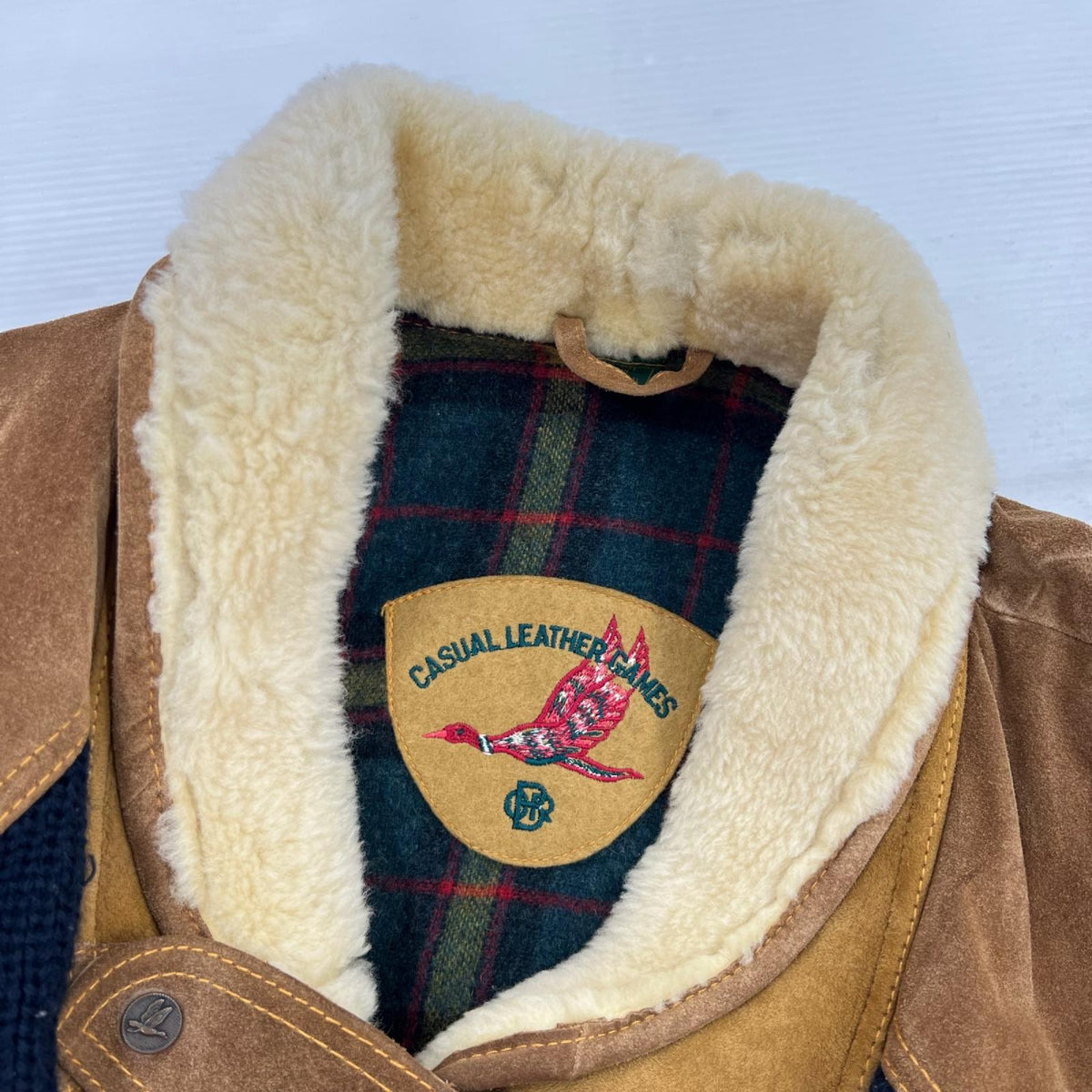 ジャケット CASUAL LEATHER GAMES M ブラウン
