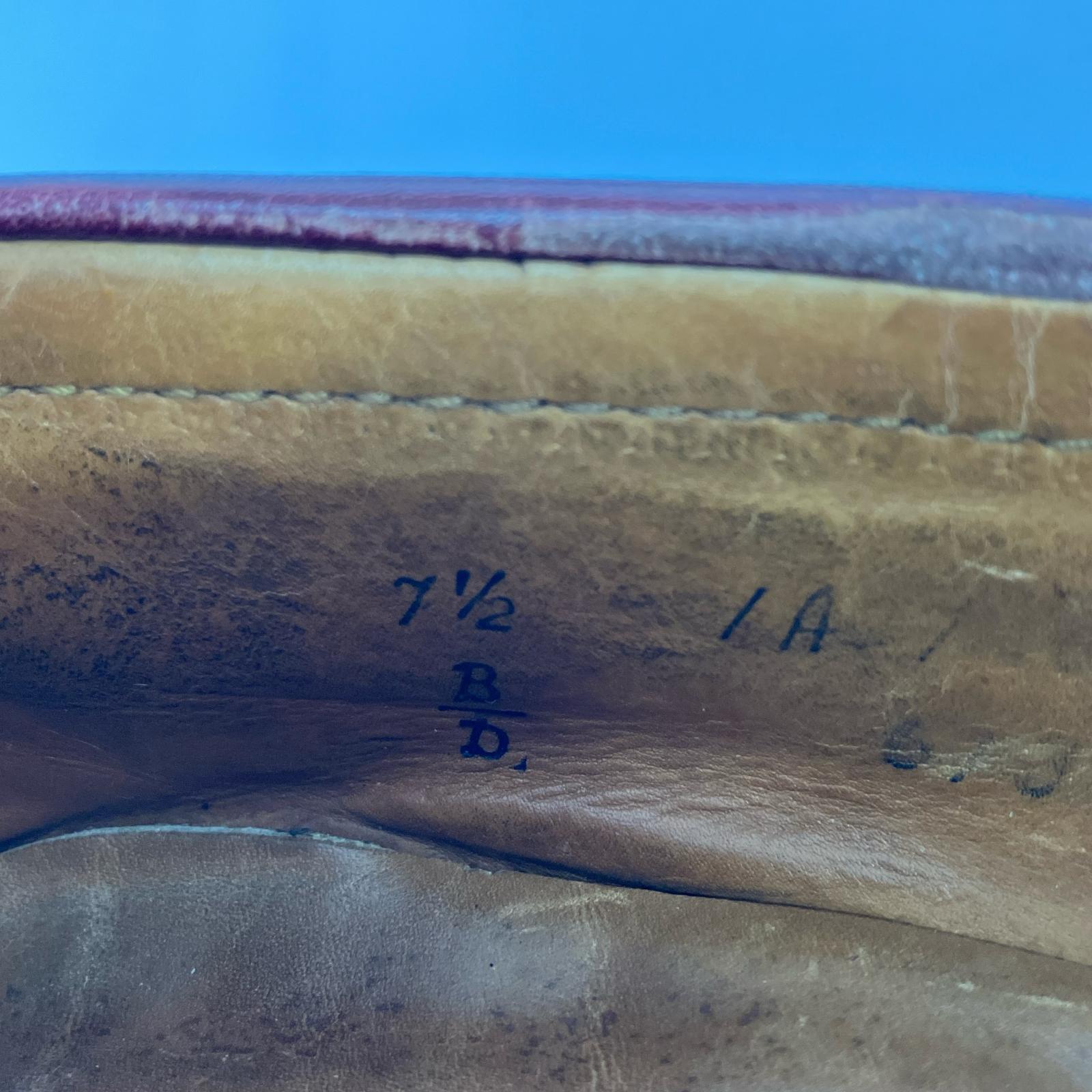 シューズ ALDEN BEAMS 別注 6736 コインローファー 7 1/2 ボルドー