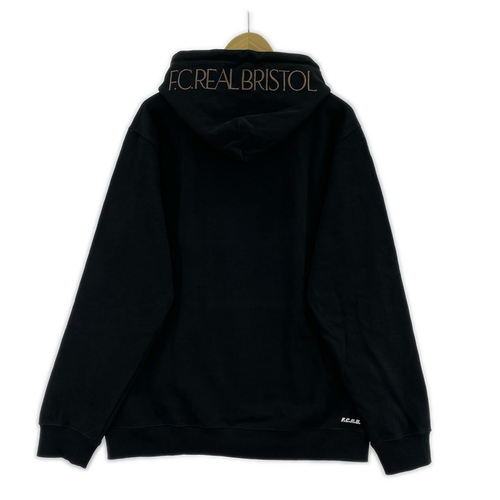 パーカー 25model LETTERED SWEAT HOODIE 黒　L L ブラック