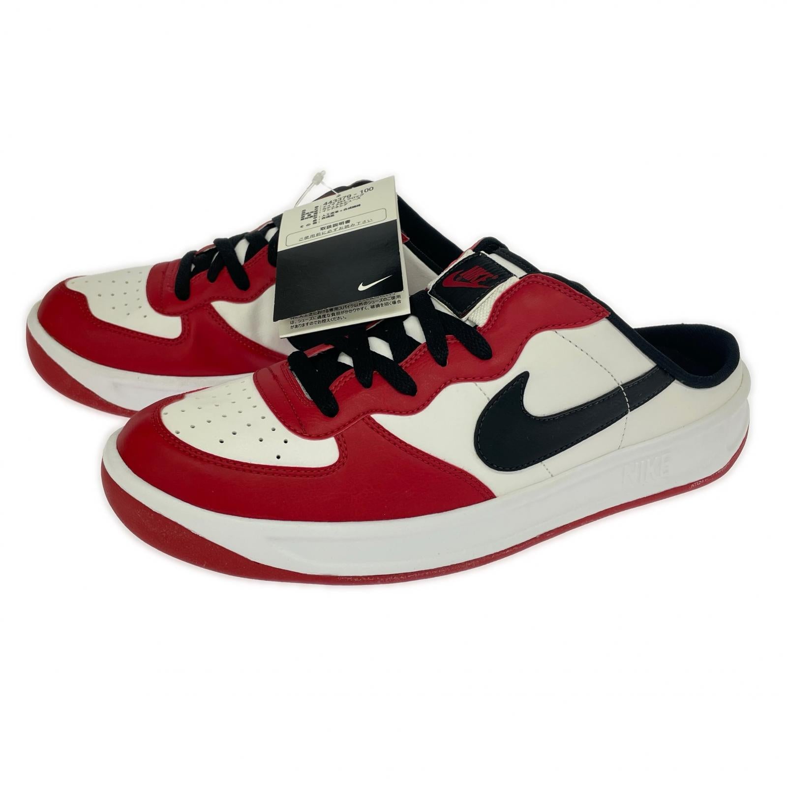 サンダル 443379-100 White/Black/Varsity Red (28) 28cm (US10 UK9 1/2 EU46)