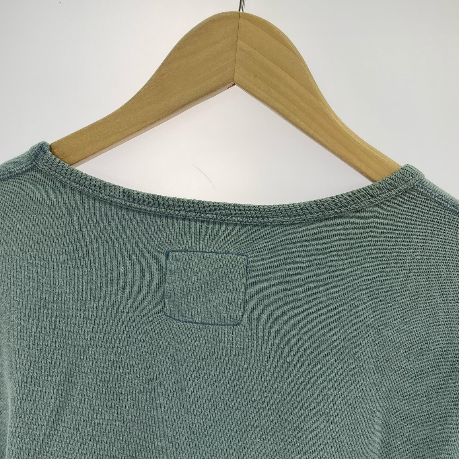 スウェット dezert バックロゴ刺繍スウェット ブルー ブルー