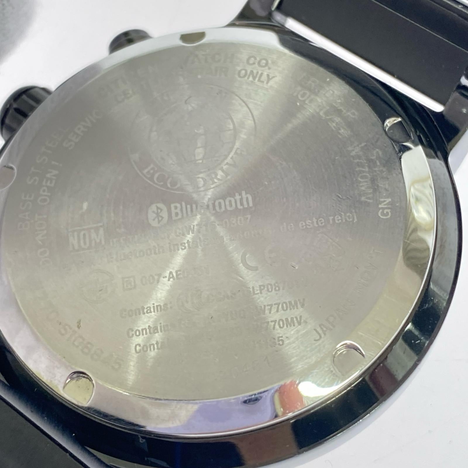 腕時計 ECO-DRIVE/電波ソーラー/W770-S108845 ブラック
