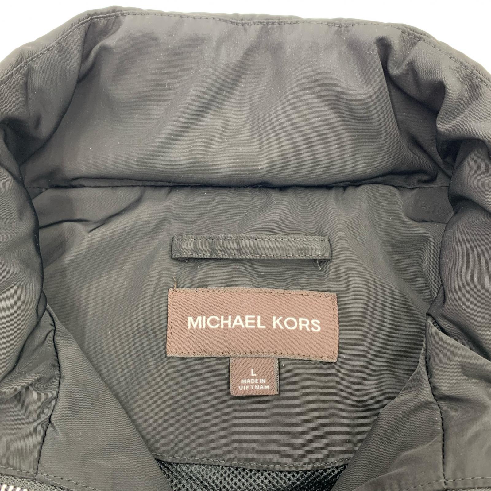 ジャケット MICHAEL KORS ウィンドブレーカー ジャケット L ブラック