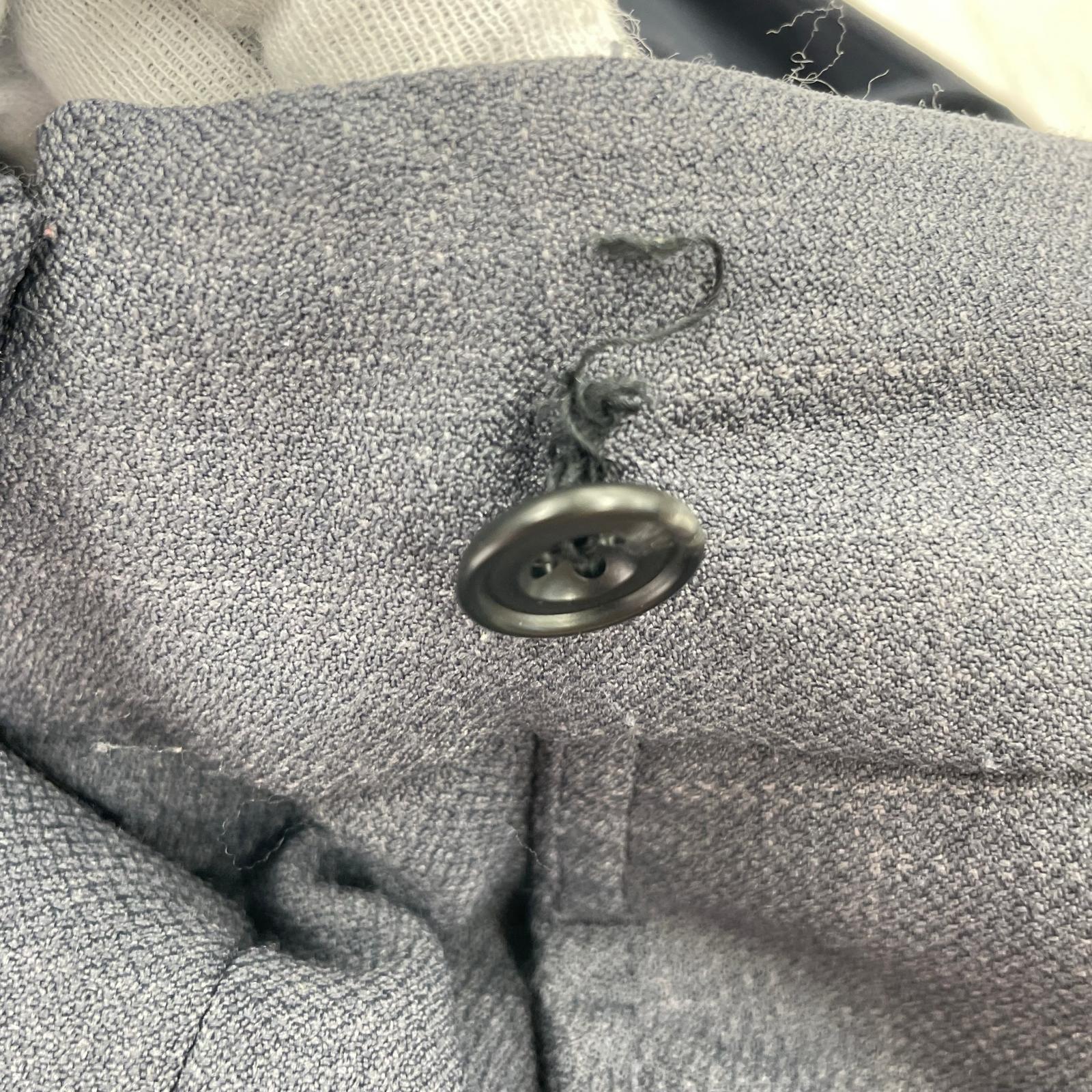 パンツ Needles スラックス IN041 紺 (S) S