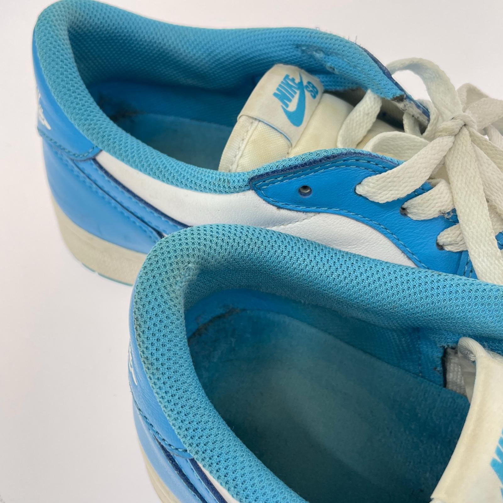 スニーカー AIR JORDAN 1 LOW QS UNC CJ7891-401 (27.0) 27cm (US9 UK8 1/2 EU44)
