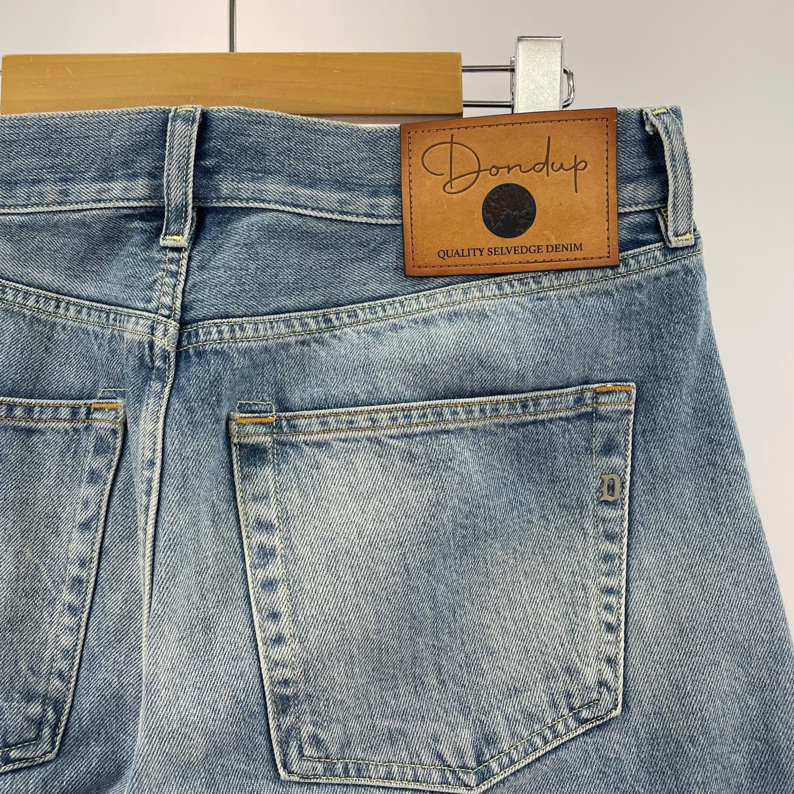 デニムパンツ DONDUP ストレートデニム 34in IDG 33 ブルー
