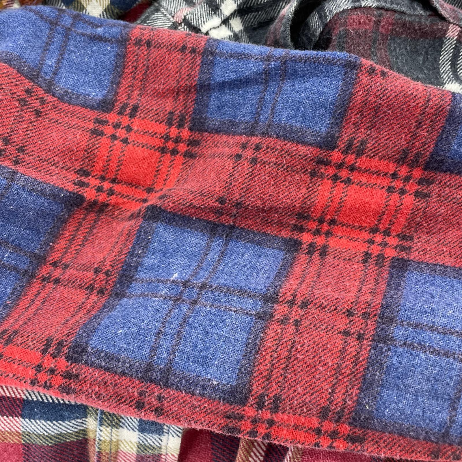 長袖シャツ Rebuild by Needles フーディーネルシャツ 総柄 L