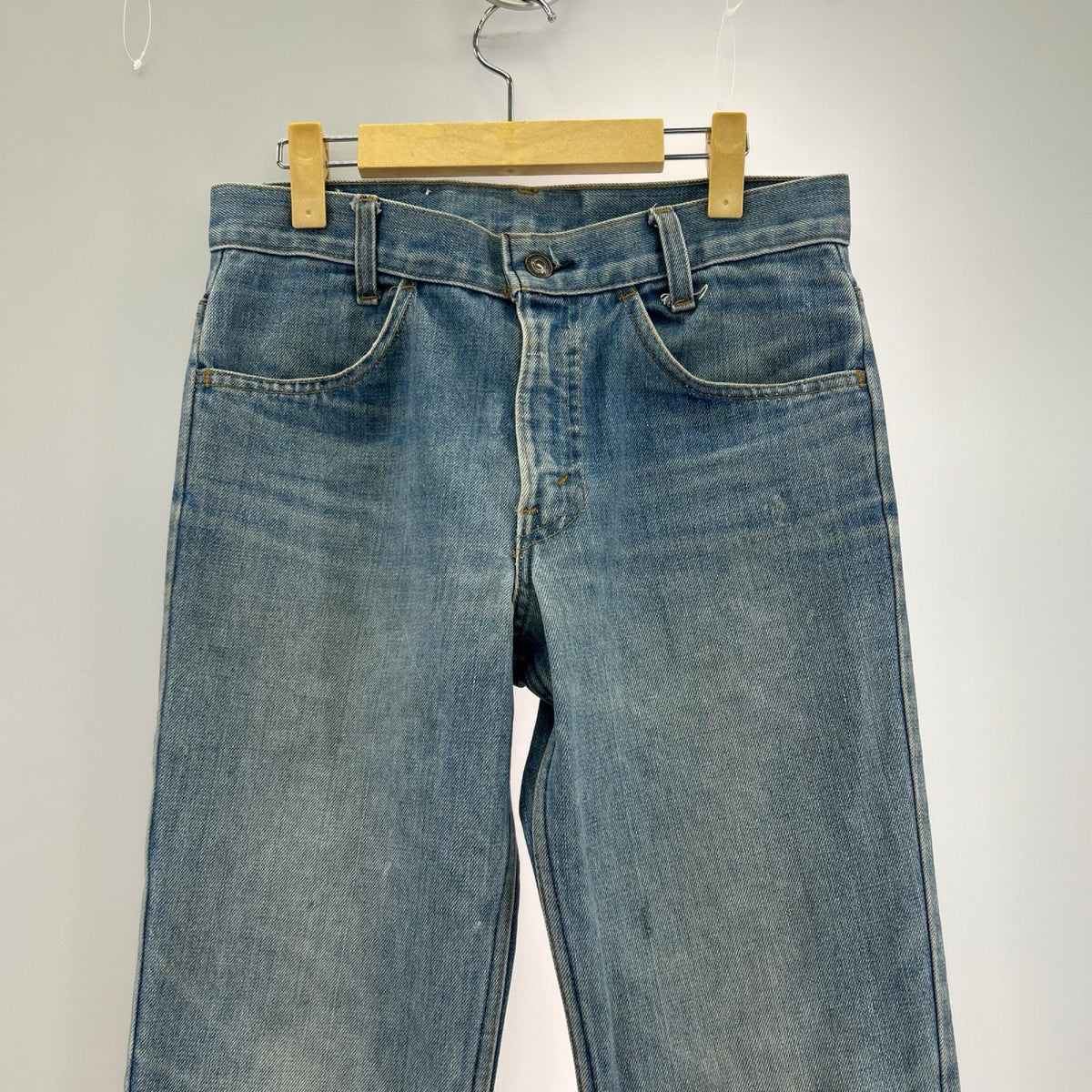 デニムパンツ 77年製 784-0917 ボタン裏6 29 ブルー