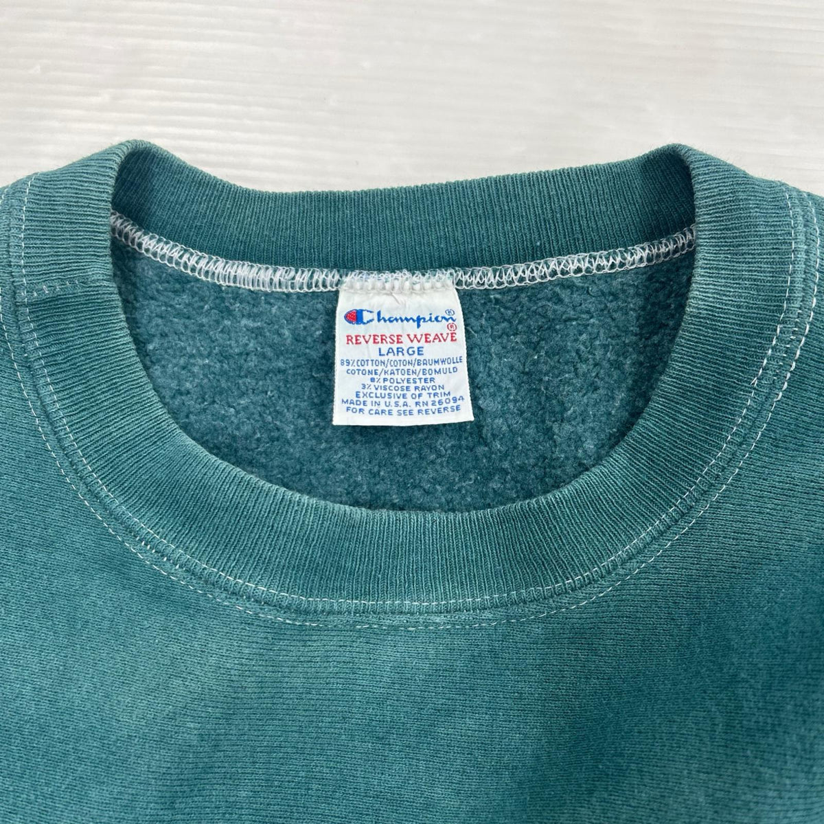 スウェット REVERSE WEAVES L 緑 L グリーン