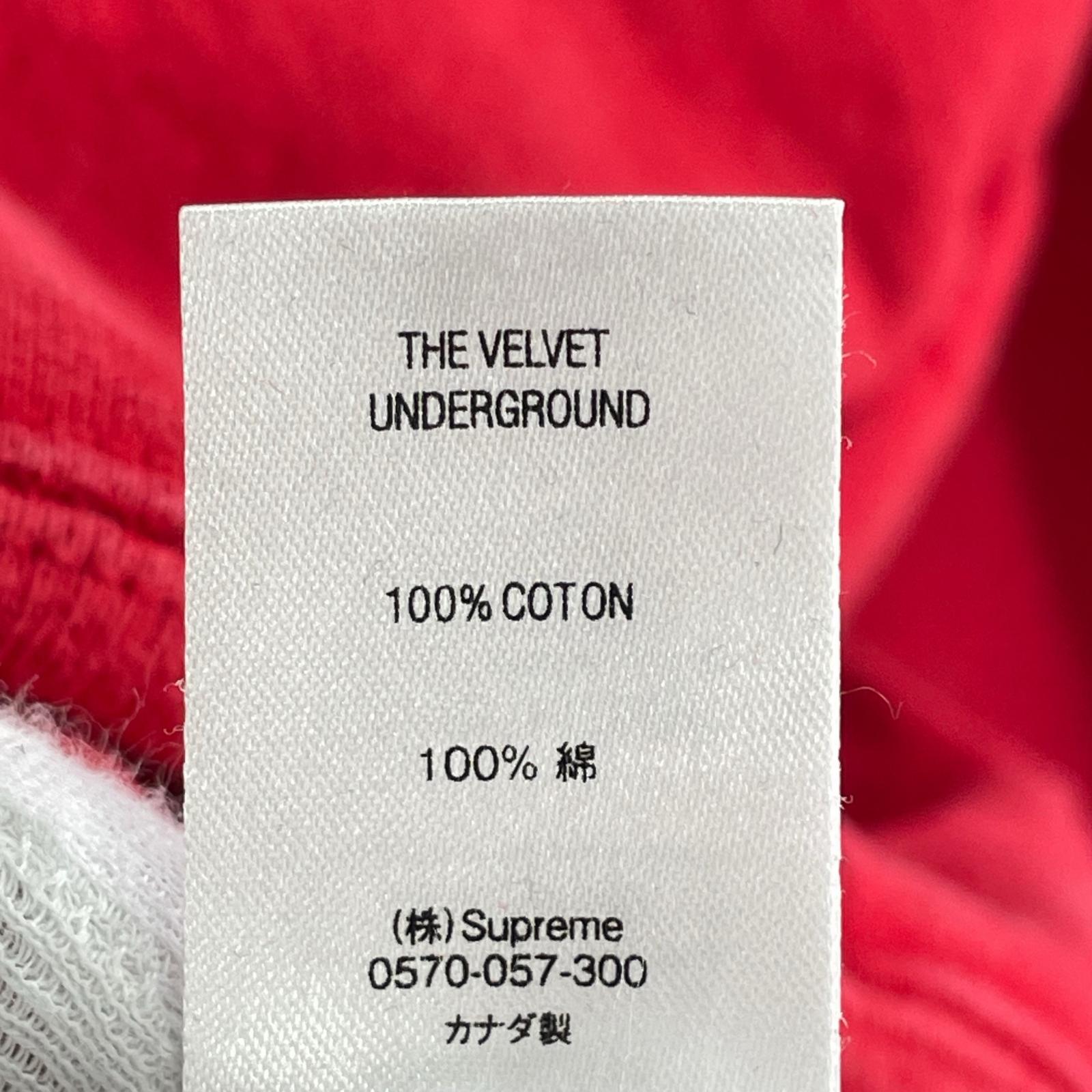 パーカー The Velvet Underground Hooded Sweatshirt S レッド