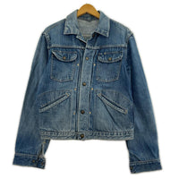 デニムジャケット VINTAGE バスケットボタン ブルー