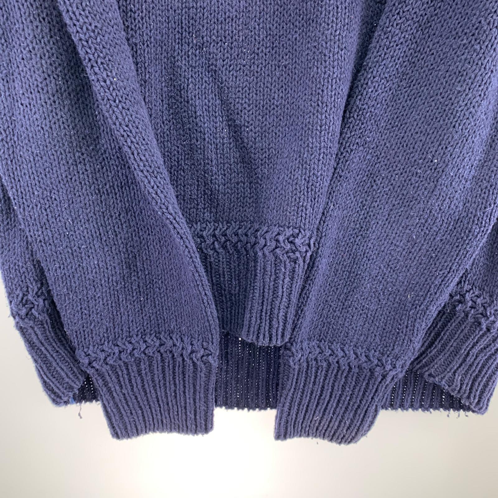 ニット POLO RALPH LAUREN 星条旗 ニット 紺 (S) S ネイビー