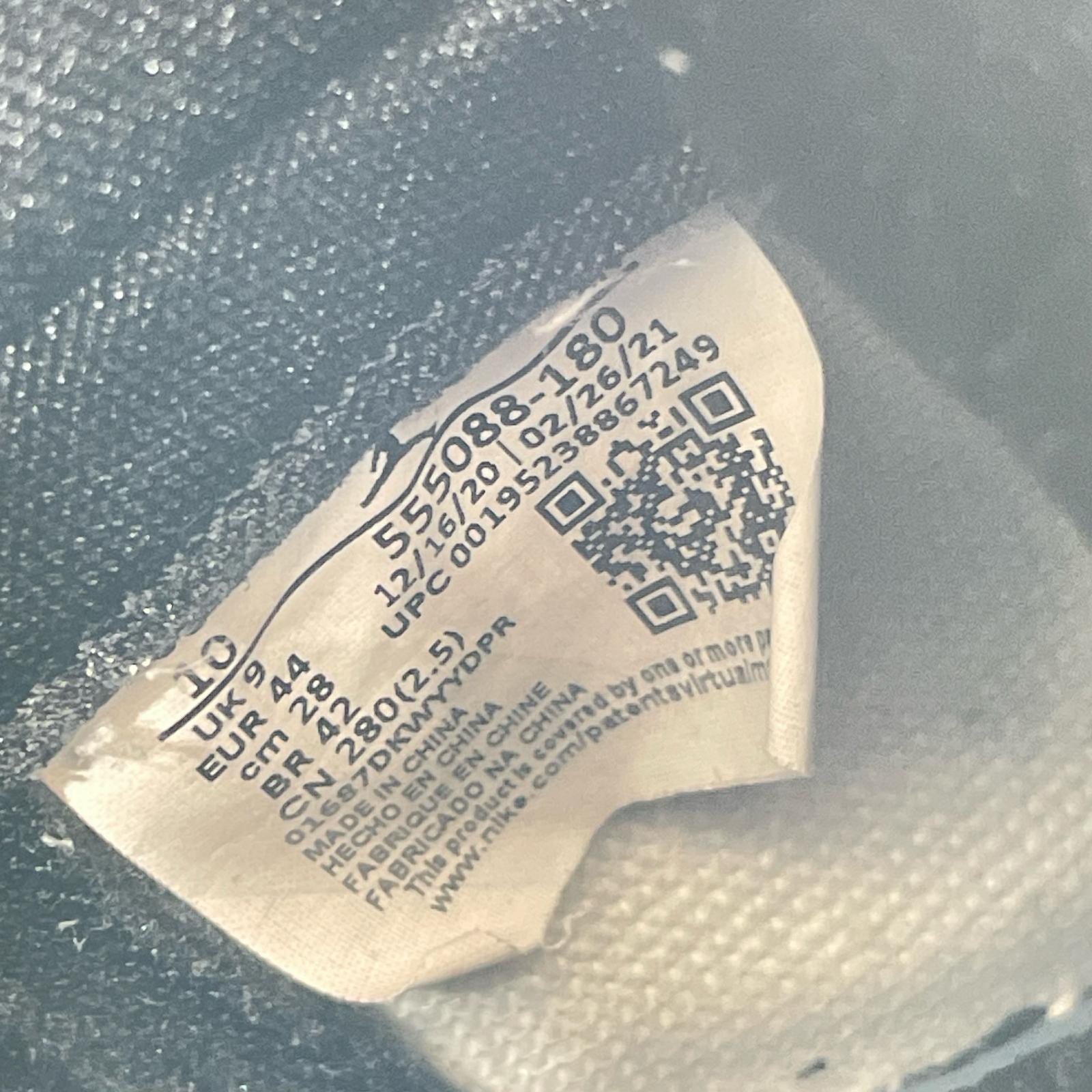 スニーカー 555088-180/AIR JORDAN1/白黒オレンジ 28cm (US10 UK9 1/2 EU46)