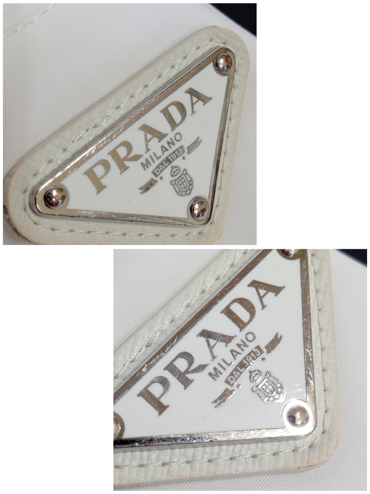 PRADA/RE-NYLON ハーフパンツSPG32 (48) 白