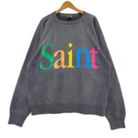 スウェット 22AW COLORFUL SAINT スウェット (XL) スミクロ グレー