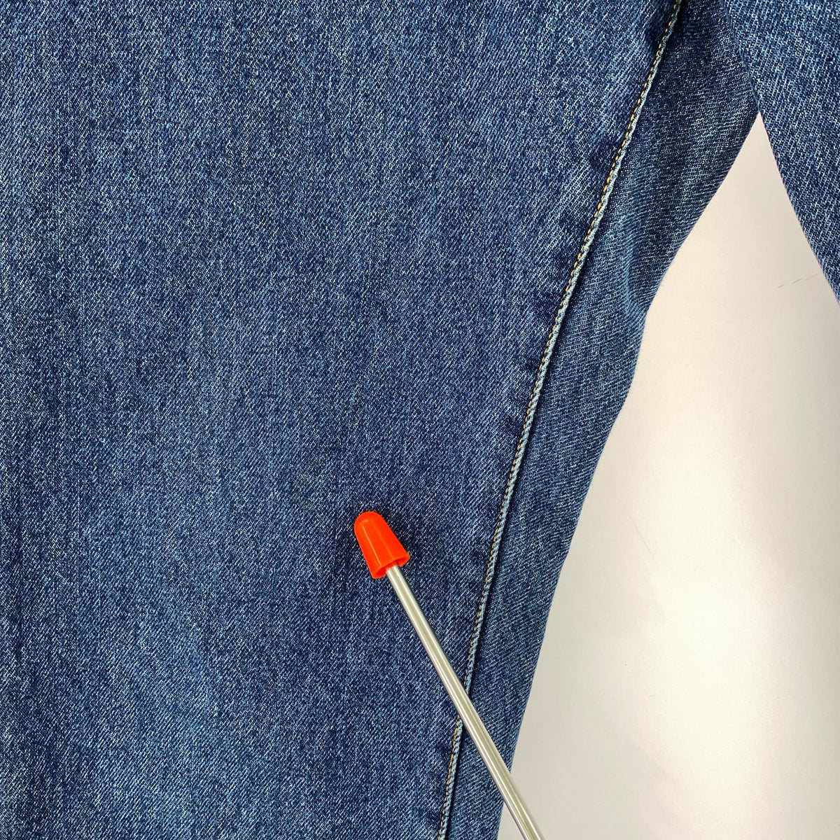 デニムパンツ TAPERED DENIM (W31) S ネイビー