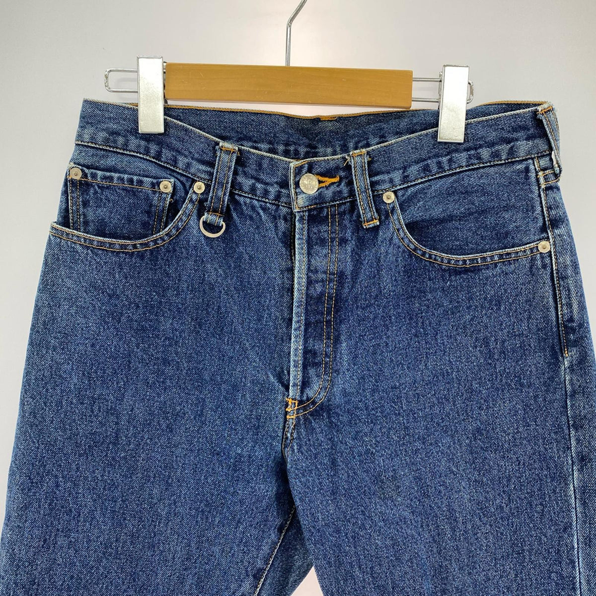 デニムパンツ TAPERED DENIM (W31) S ネイビー