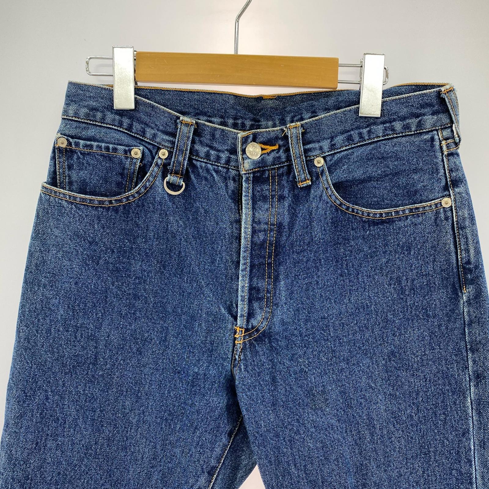 デニムパンツ TAPERED DENIM (W31) S ネイビー