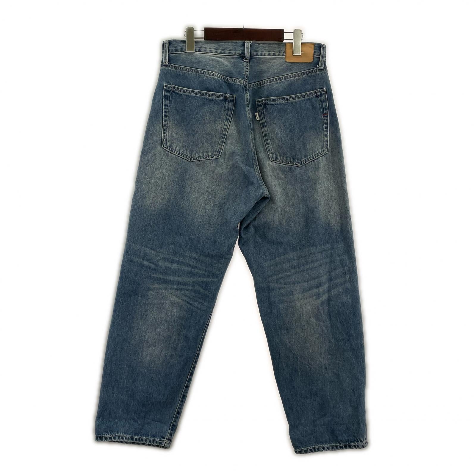 デニムパンツ ウォッシュ 青 GU233-40183B 2 ブルー