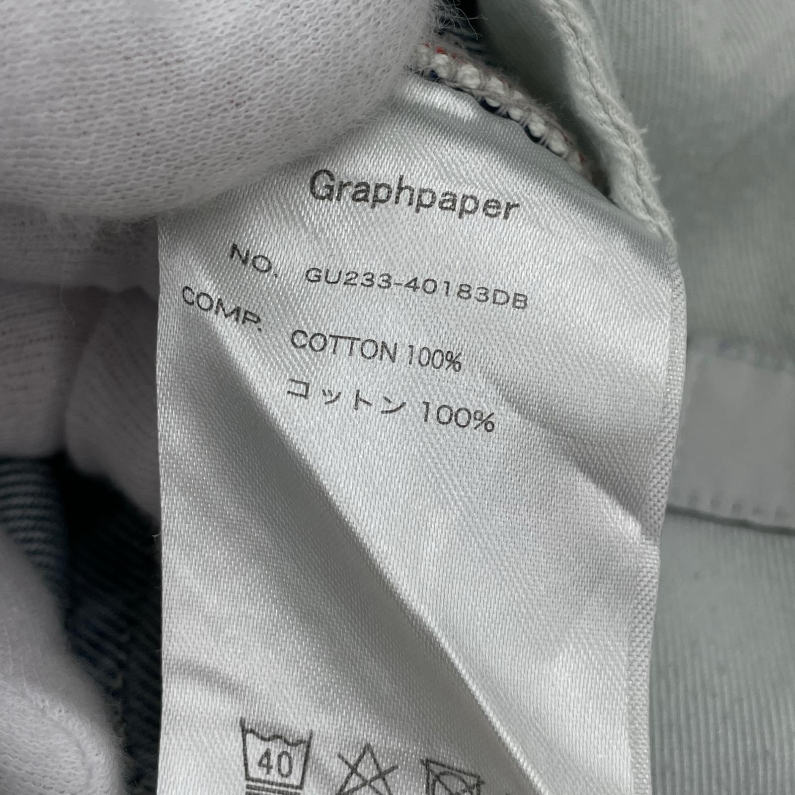 デニムパンツ ウォッシュ 青 GU233-40183B 2 ブルー