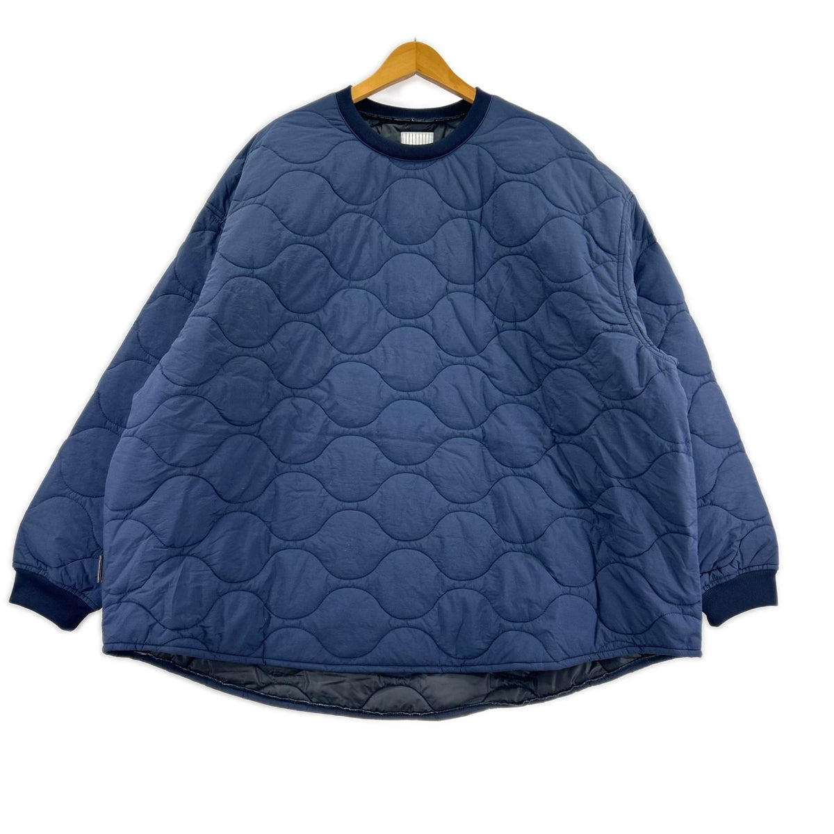スウェット S.F.C キルティング プルオーバー 紺 L ネイビー