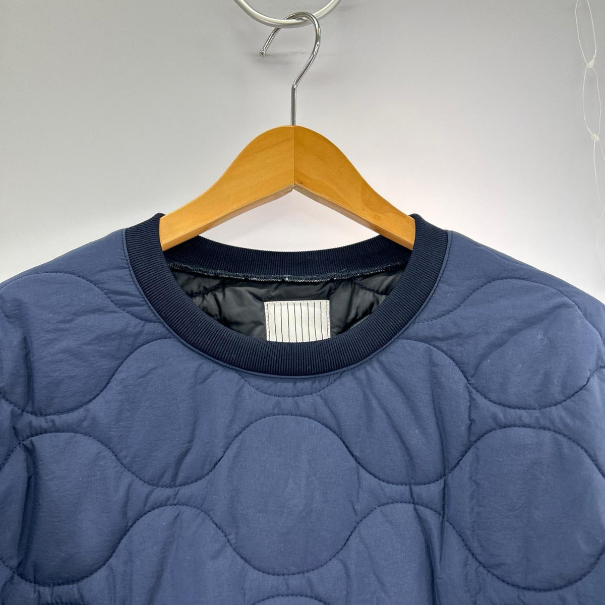 スウェット S.F.C キルティング プルオーバー 紺 L ネイビー