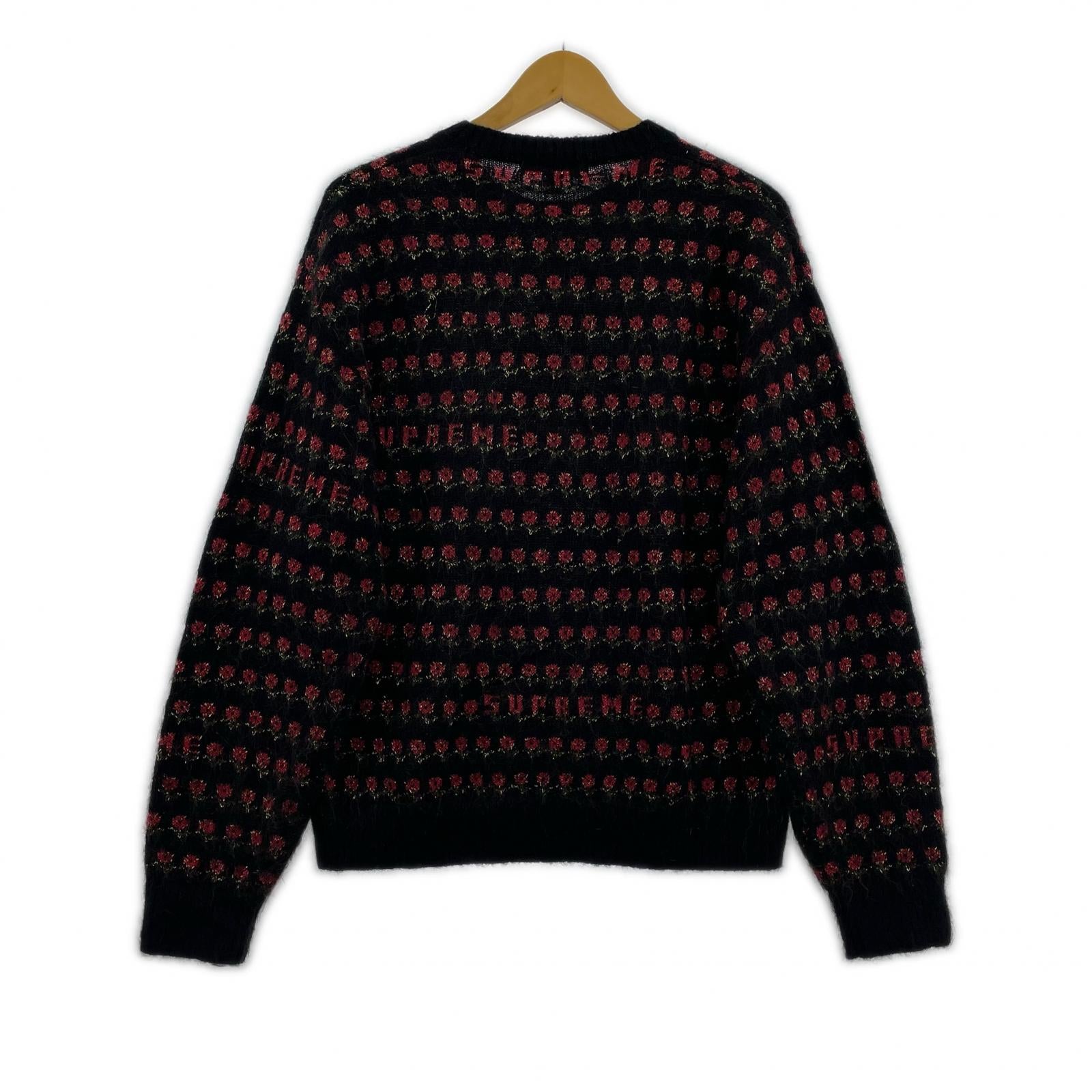 ニット Flowers Metallic Sweater Black S S ブラック