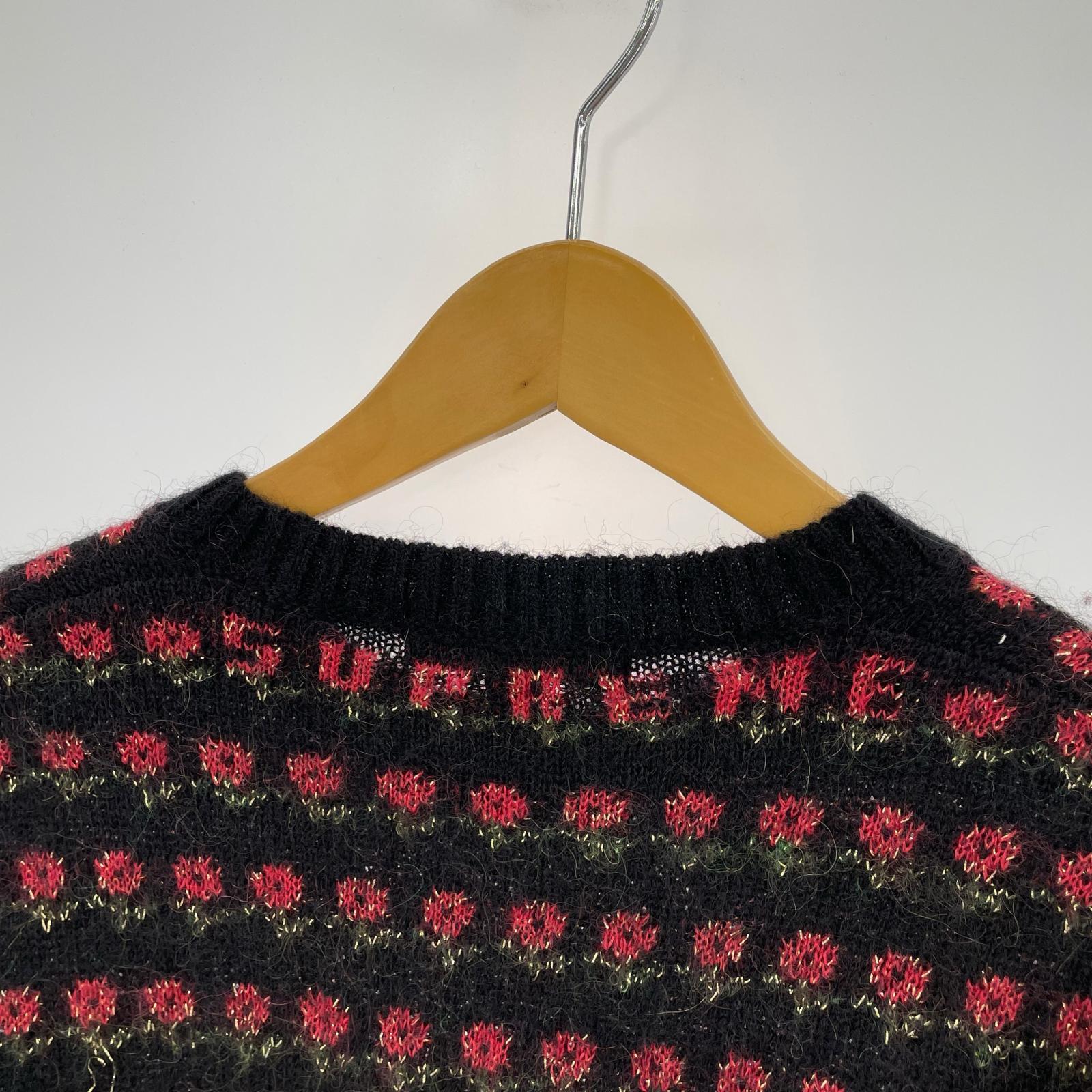 ニット Flowers Metallic Sweater Black S S ブラック