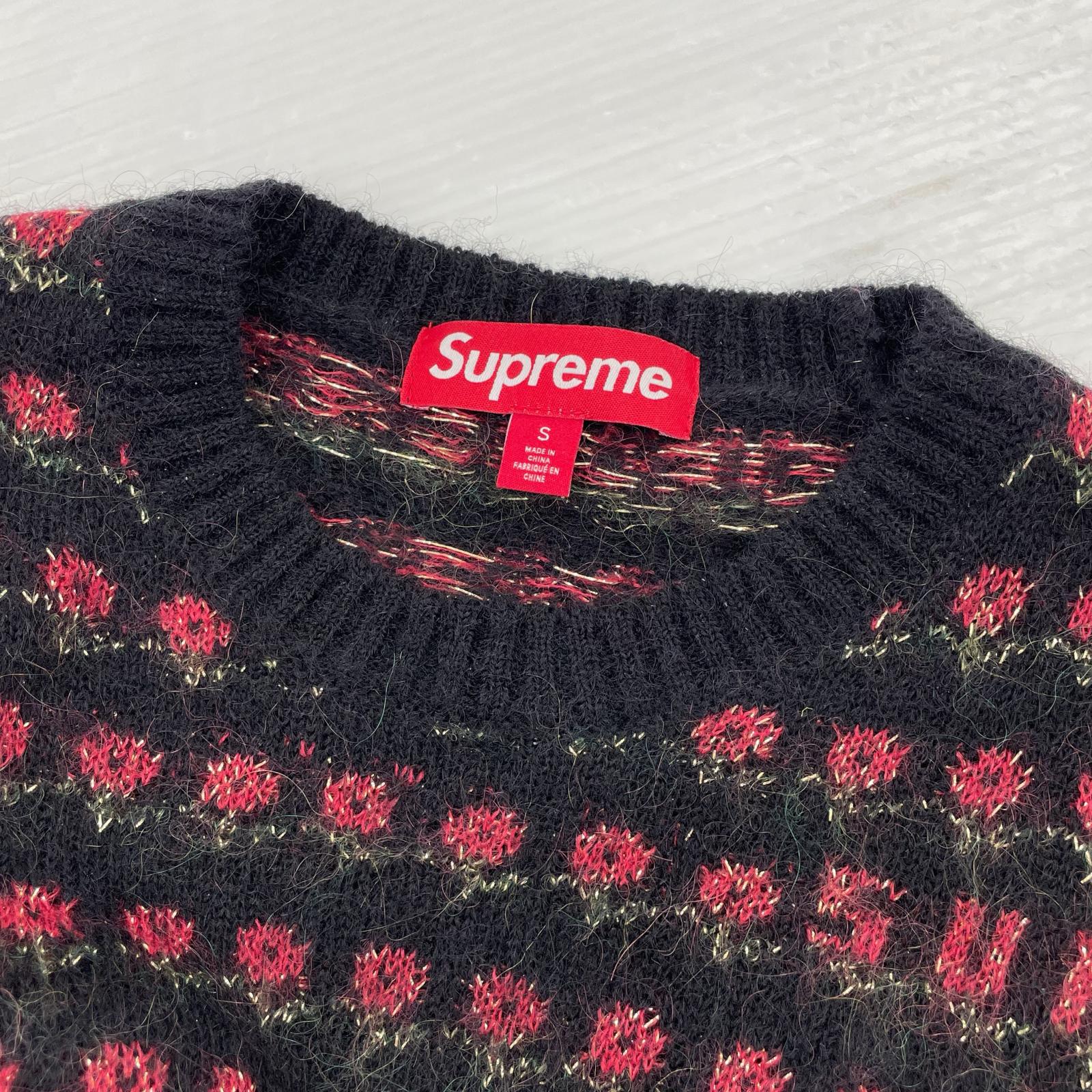 ニット Flowers Metallic Sweater Black S S ブラック