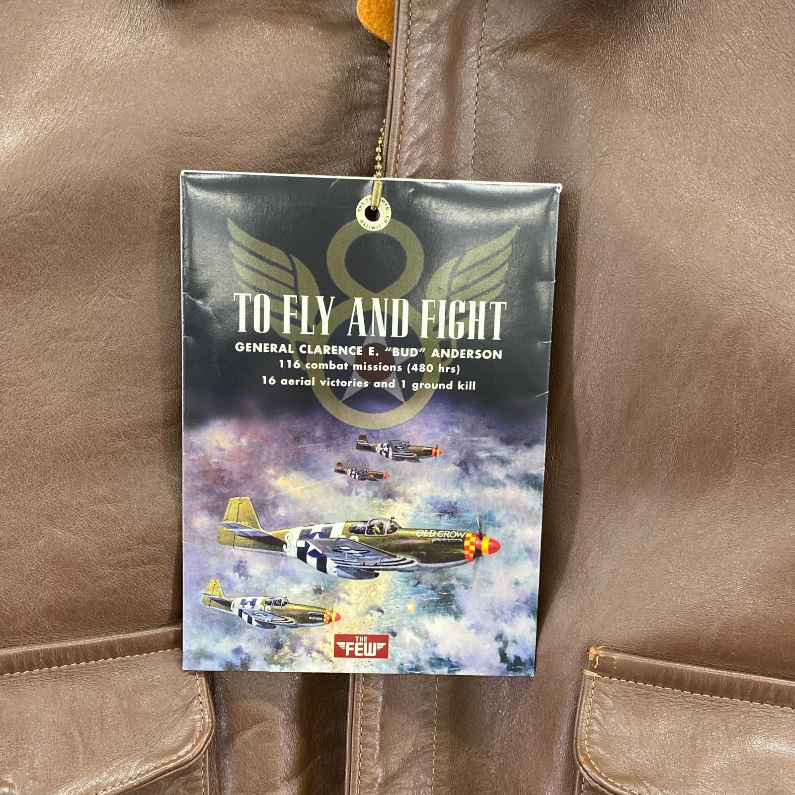 レザージャケット THE FEW A-2 30-1415 レザー 茶 (38) 38 ブラウン