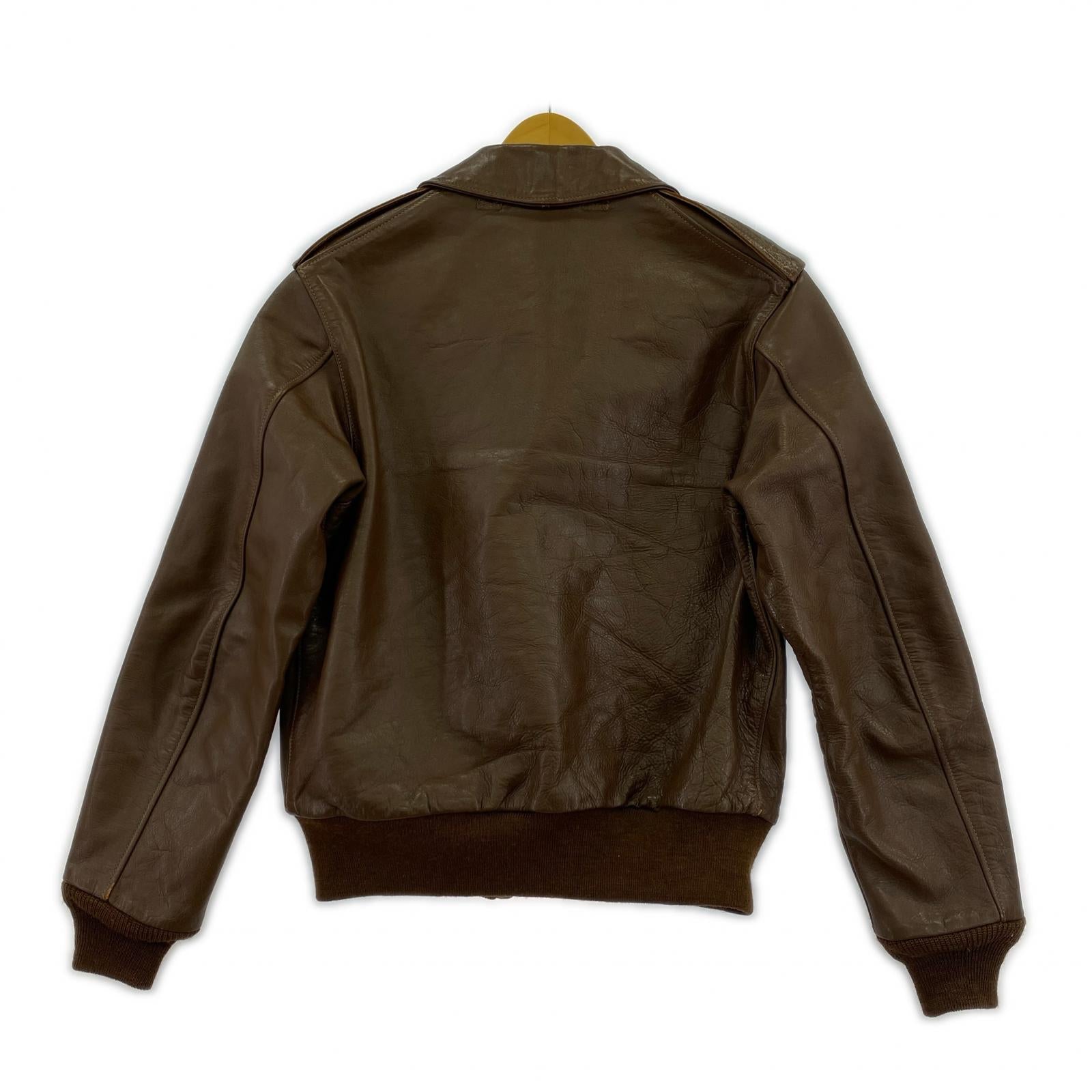 レザージャケット THE FEW A-2 30-1415 レザー 茶 (38) 38 ブラウン