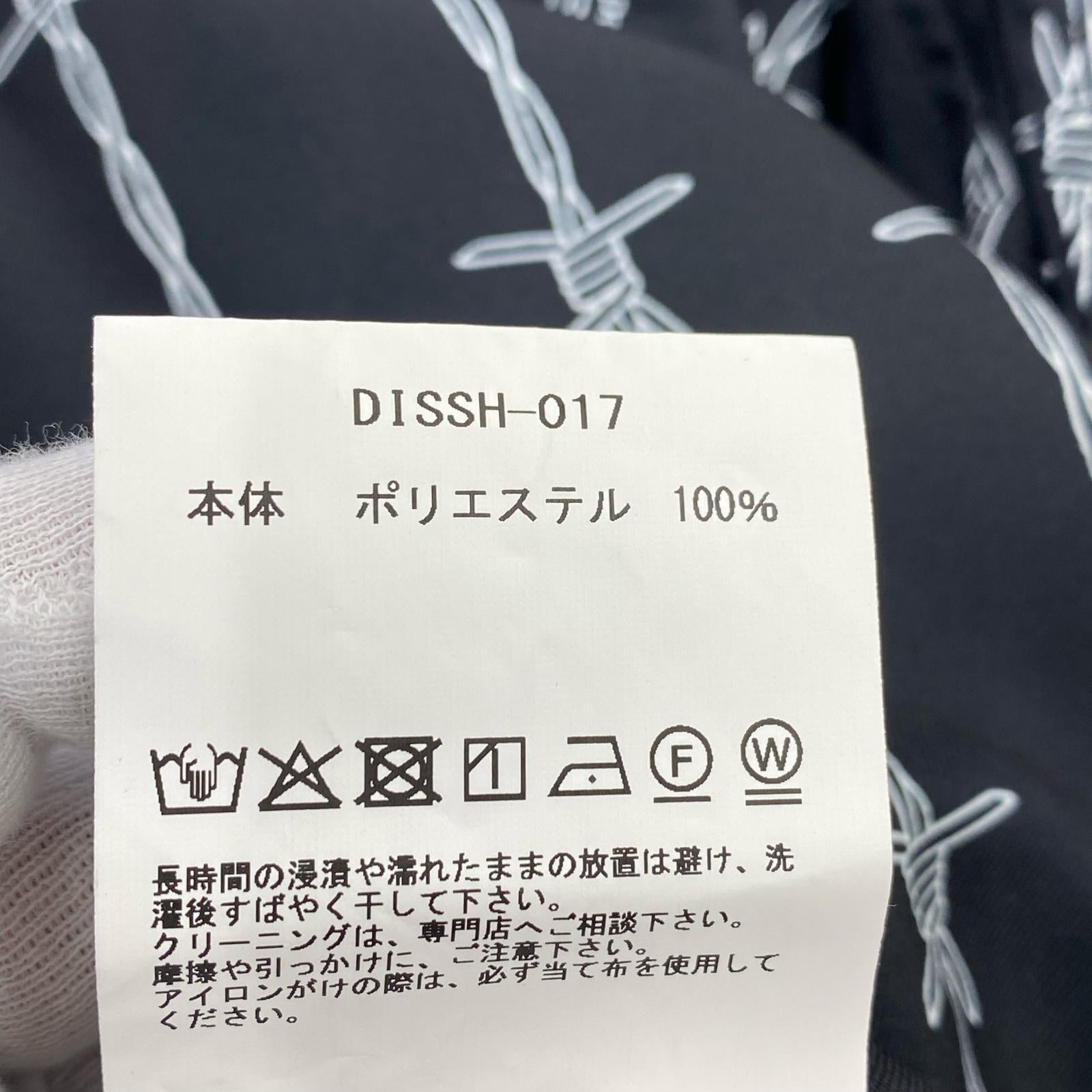長袖シャツ Children of the discordance PERSONAL DATA PRINT LONG SLEEVE SHIRT 2 ブラック