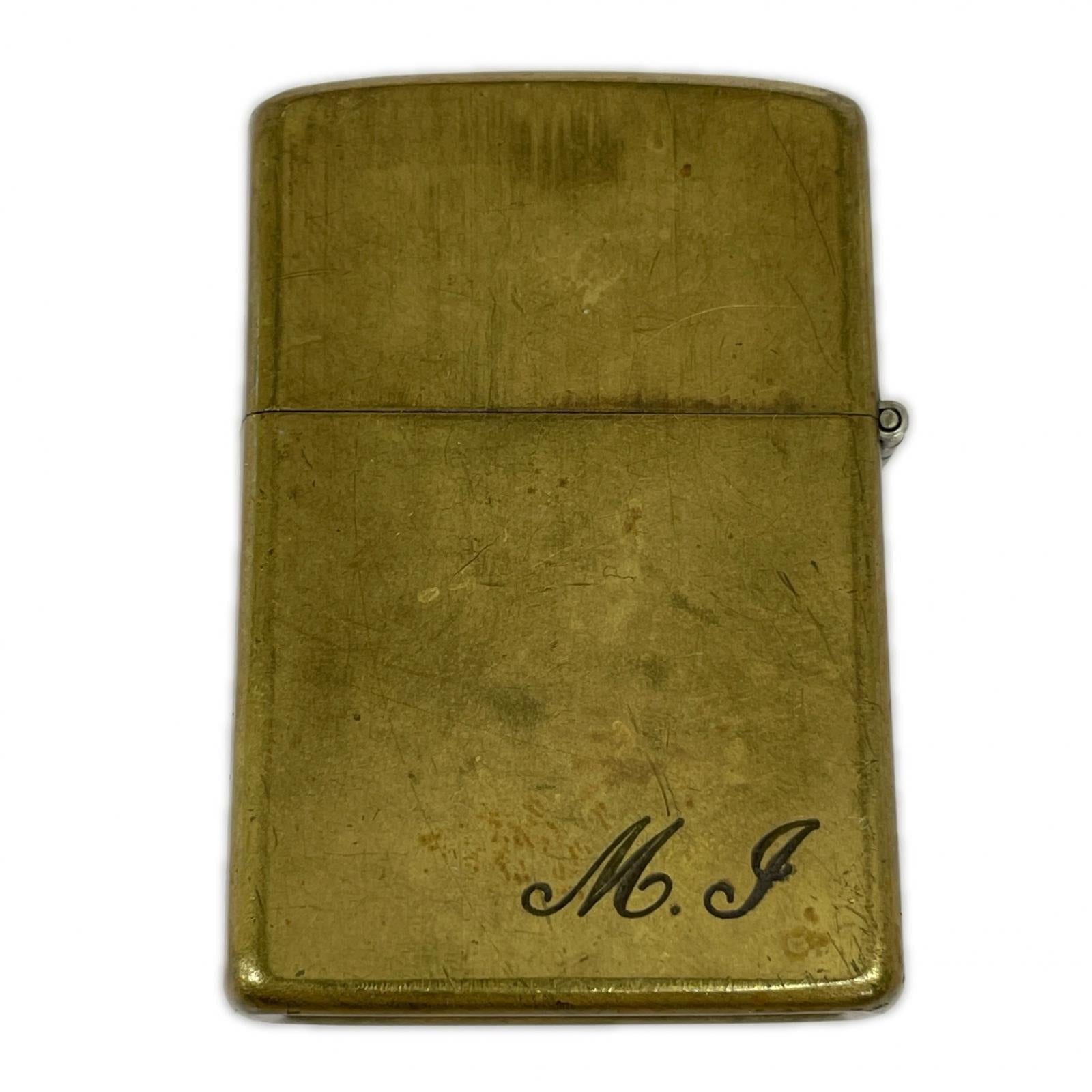 ライター ZIPPO 85年製 マルチロゴ ゴールド ゴールド