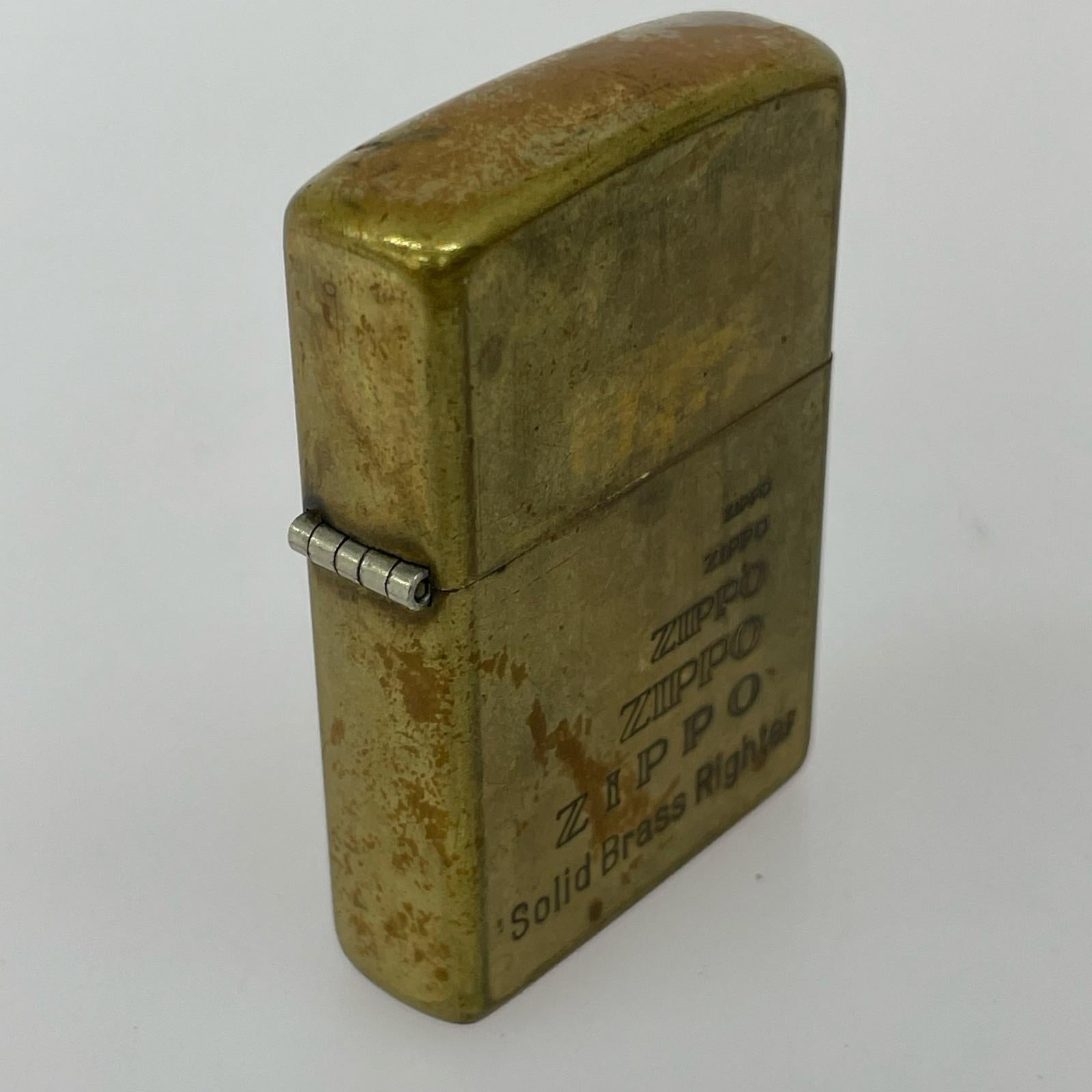 ライター ZIPPO 85年製 マルチロゴ ゴールド ゴールド