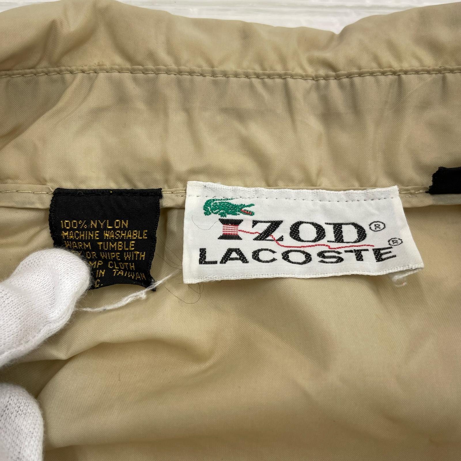 ジャケット IZOD LACOSTE ナイロンジャケット BEG ベージュ