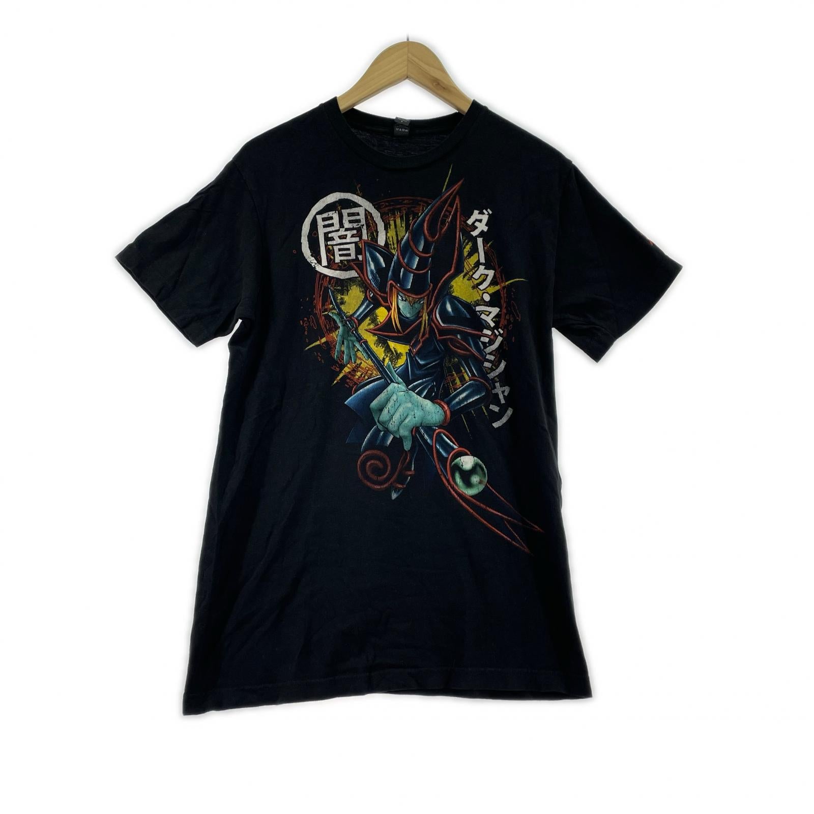 半袖Ｔシャツ 遊戯王 00s ダークマジシャン 黒 (M) M ブラック