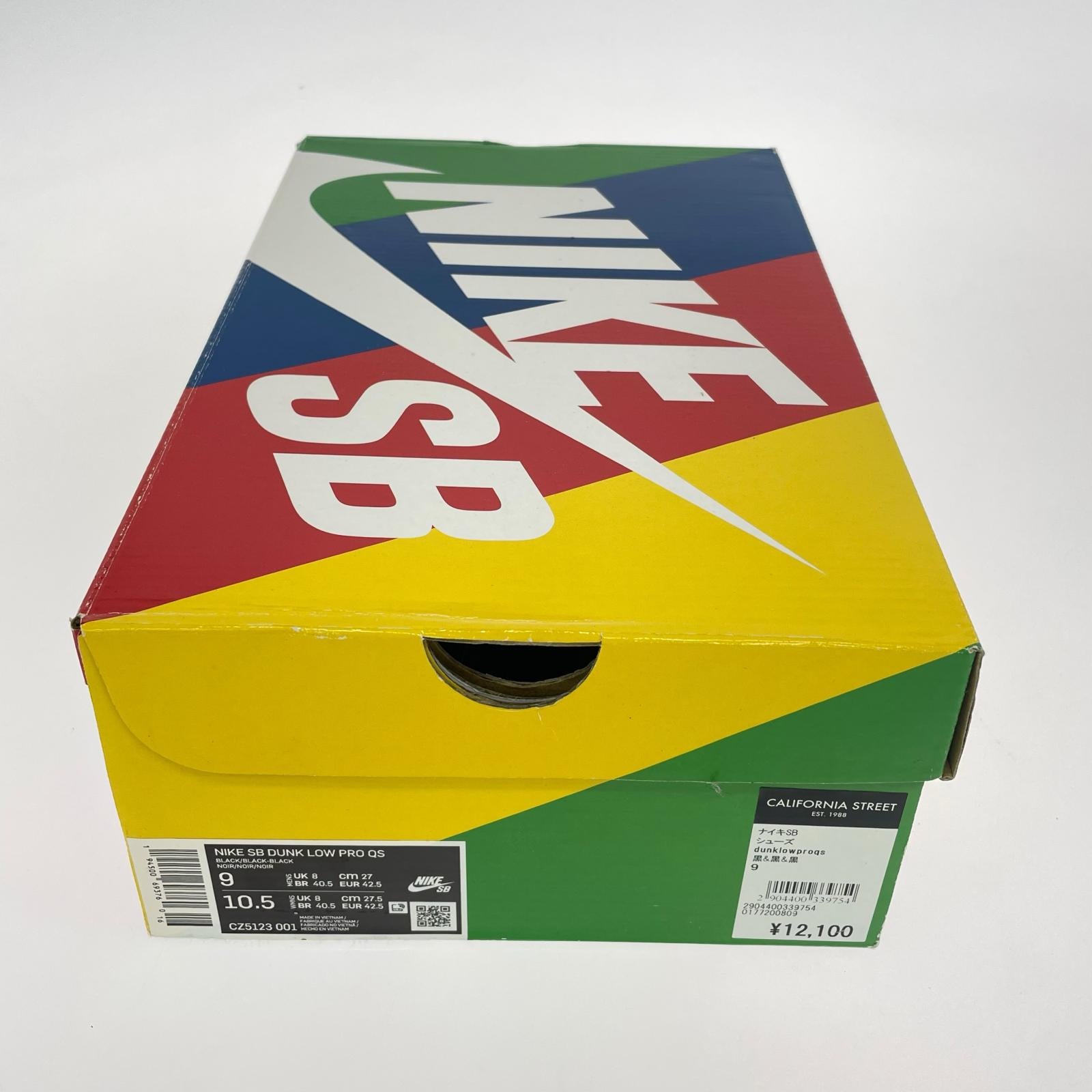 スニーカー DUNK LOW PRO QS THERMOGRAPHY CZ5123-001 27cm (US9 UK8 1/2 EU44) ブラック