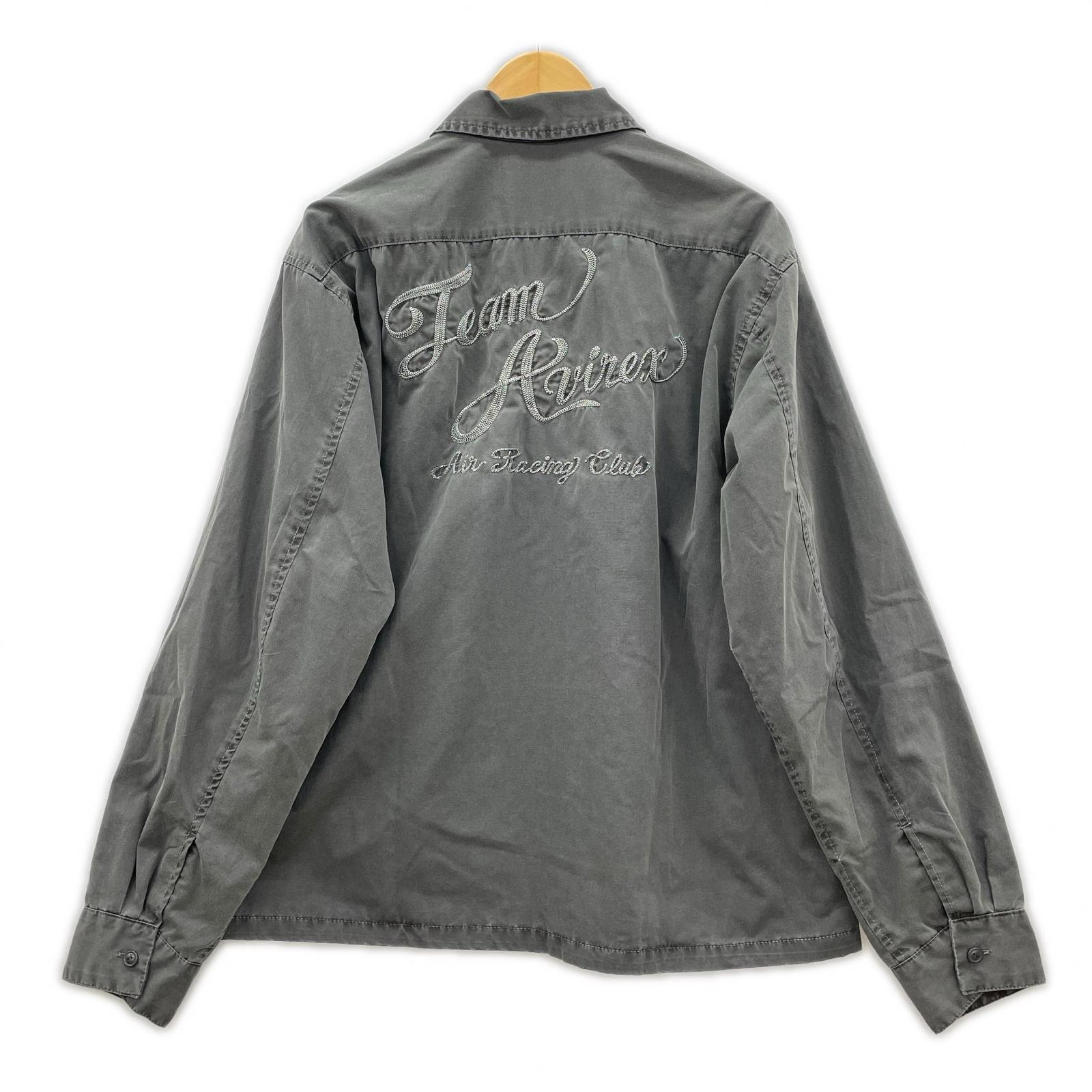 ジャケット FADED EMB WORK JACKET チャコール XL