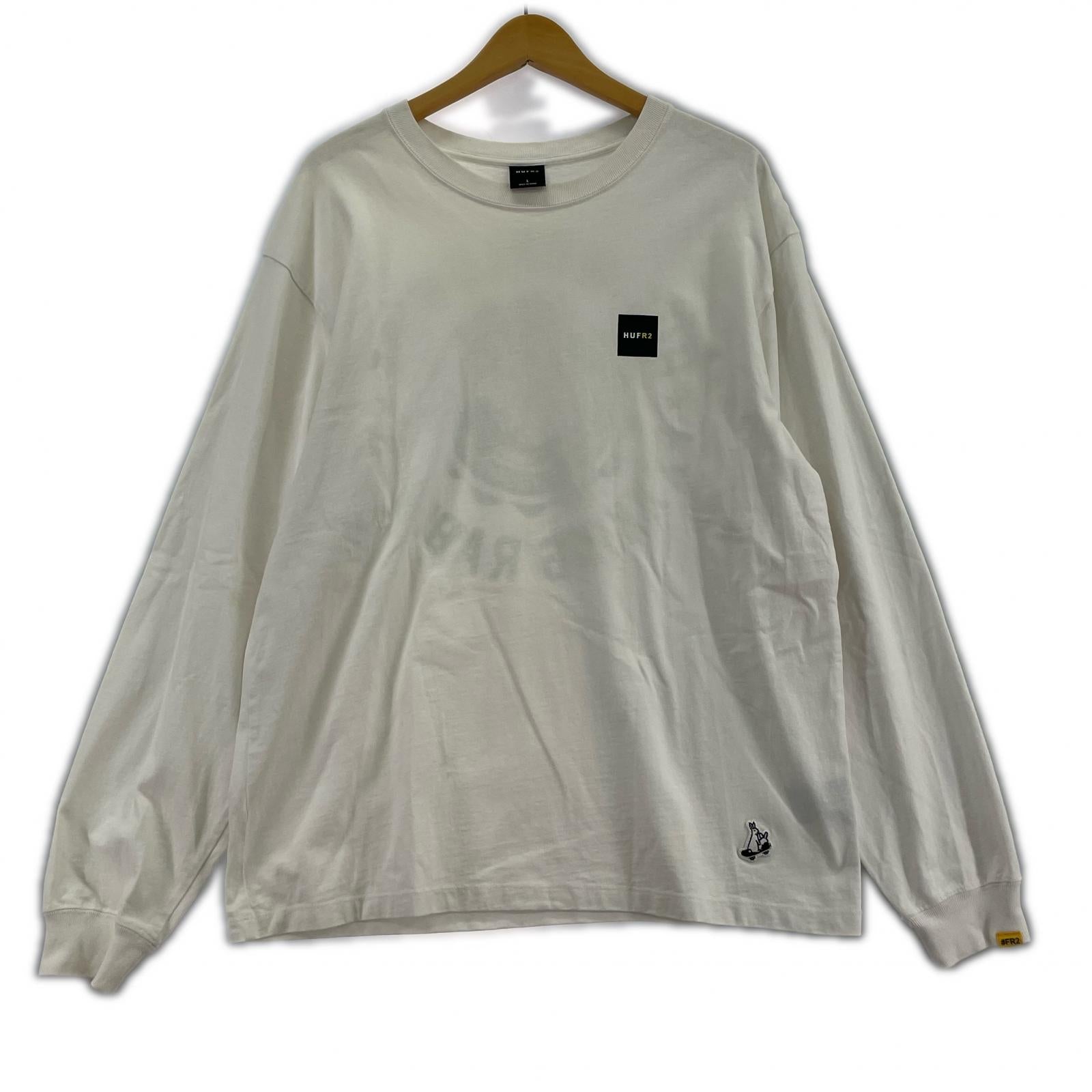 長袖Ｔシャツ HUF ロンＴ L ホワイト