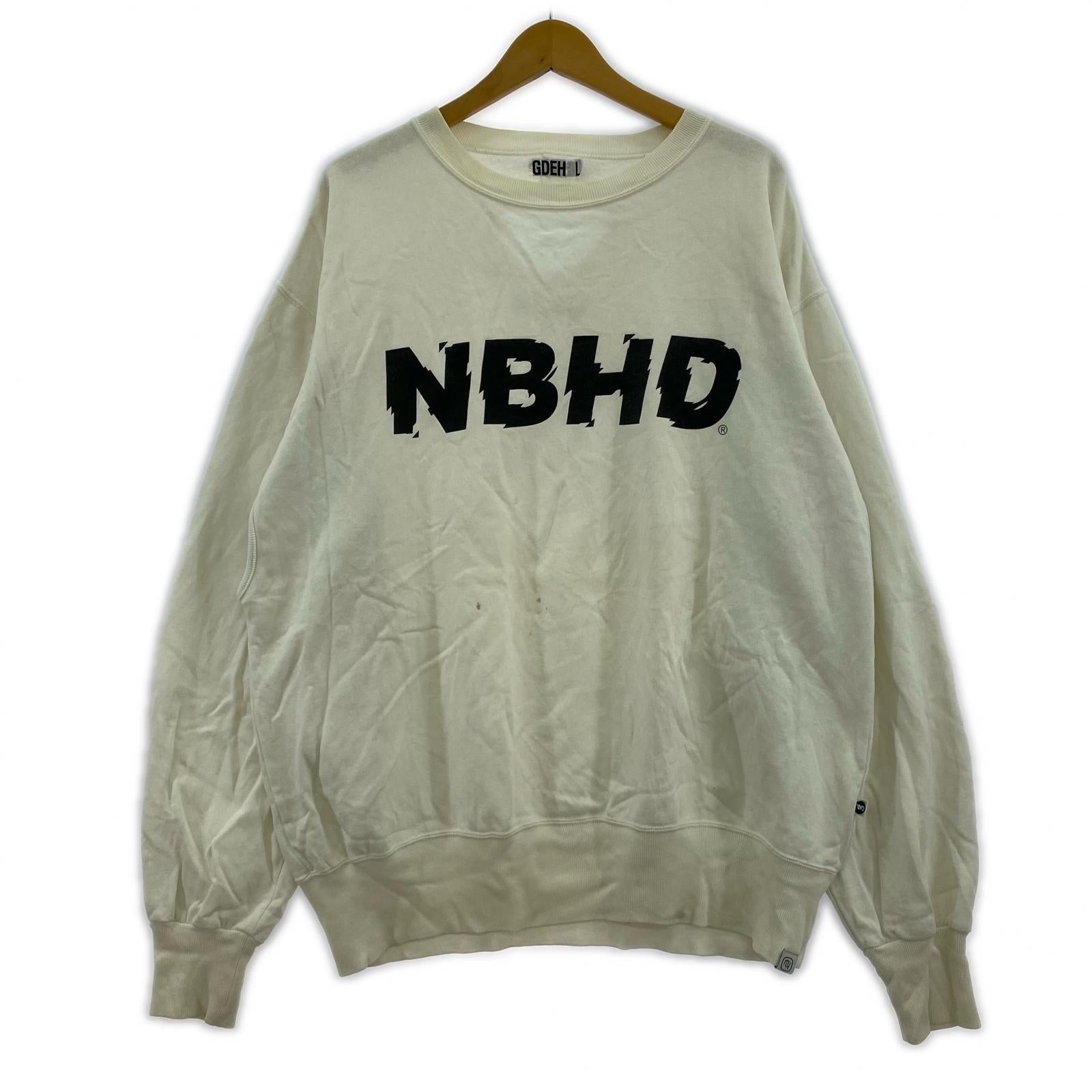 スウェット GOODENOUGH×NEIGHBORHOOD ベンチレーション スウェット L ホワイト L ホワイト
