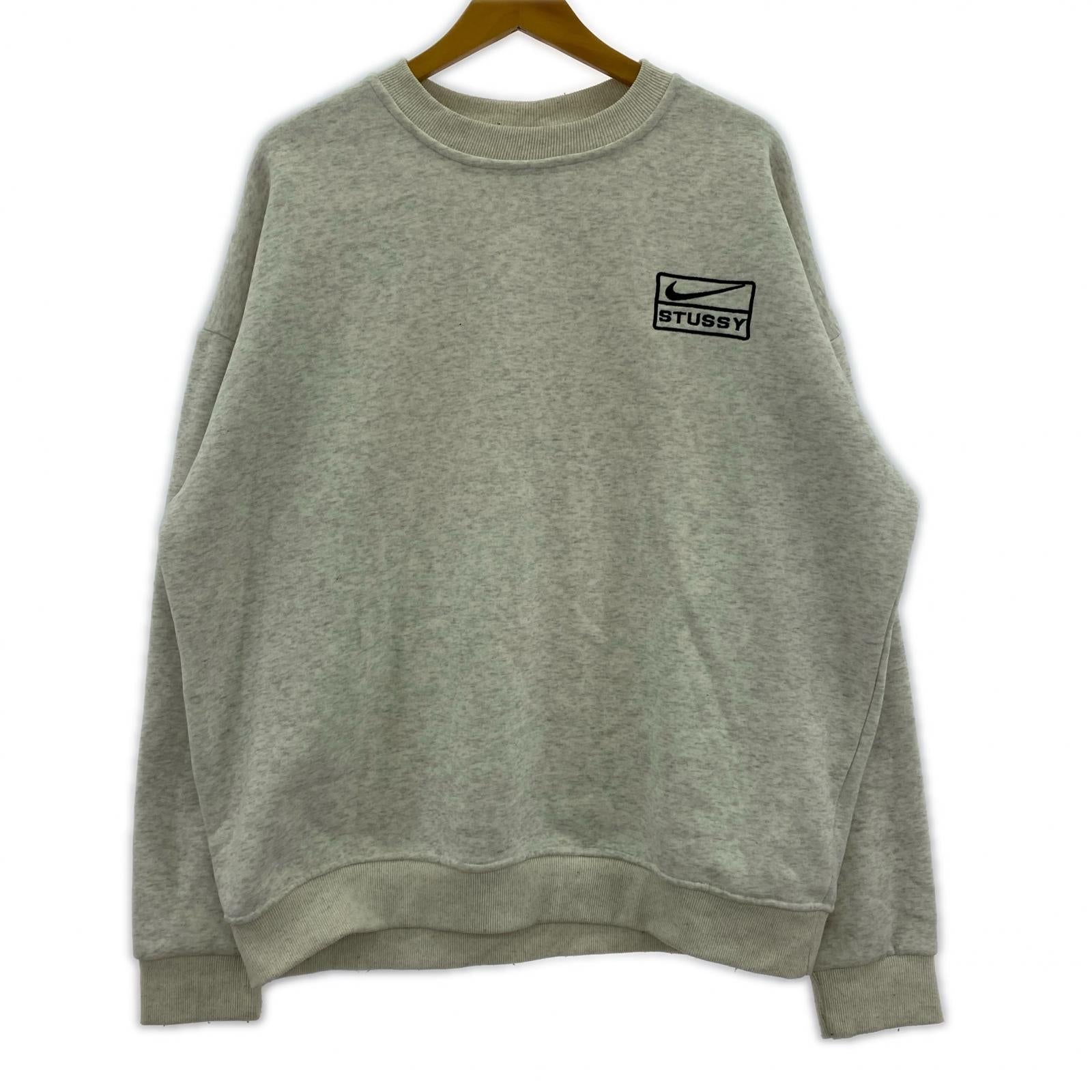 スウェット ×STUSSY L グレー