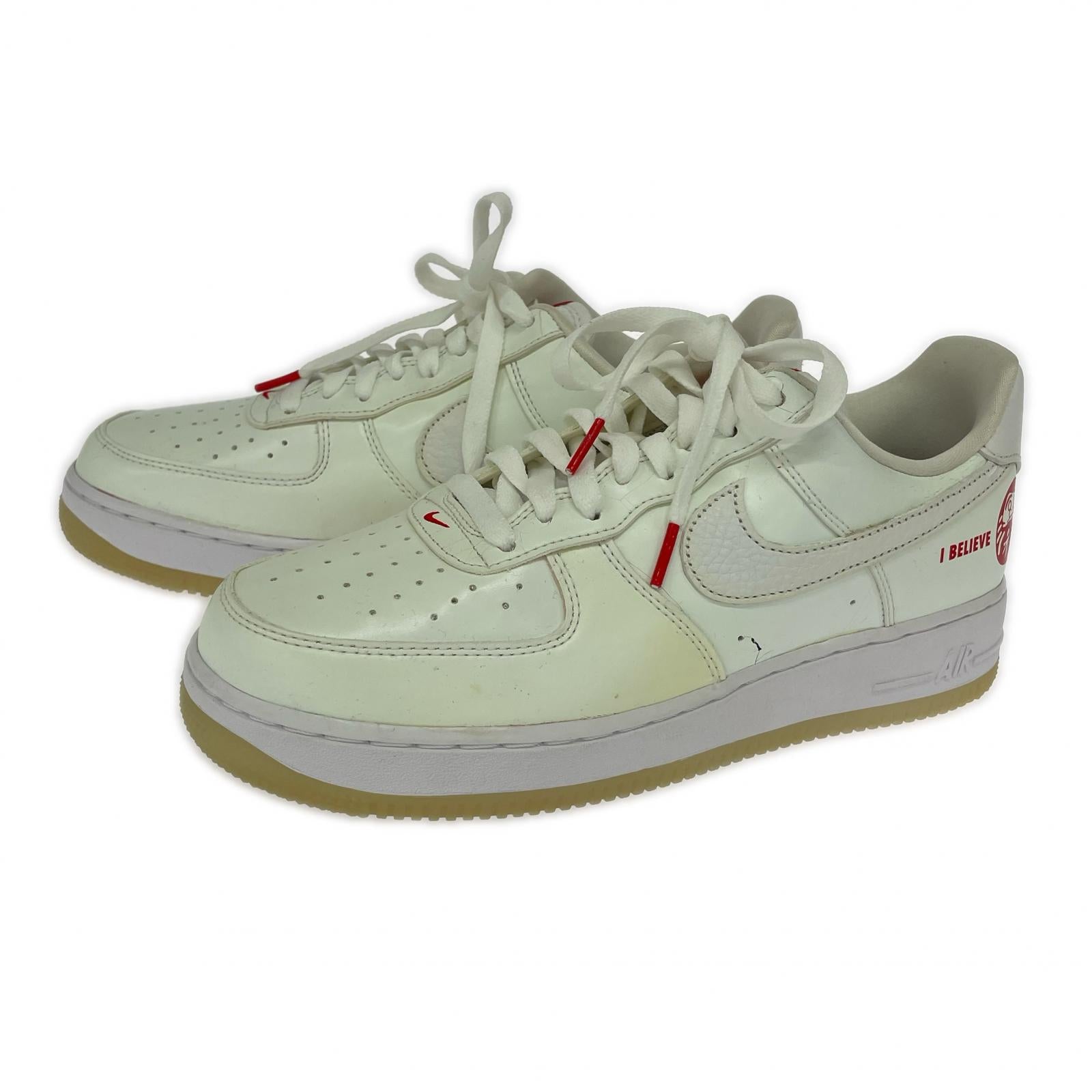 スニーカー AIR FORCE 1 I Believe 達磨 26.0cm 26cm (US8 UK7 1/2 EU42) ホワイト