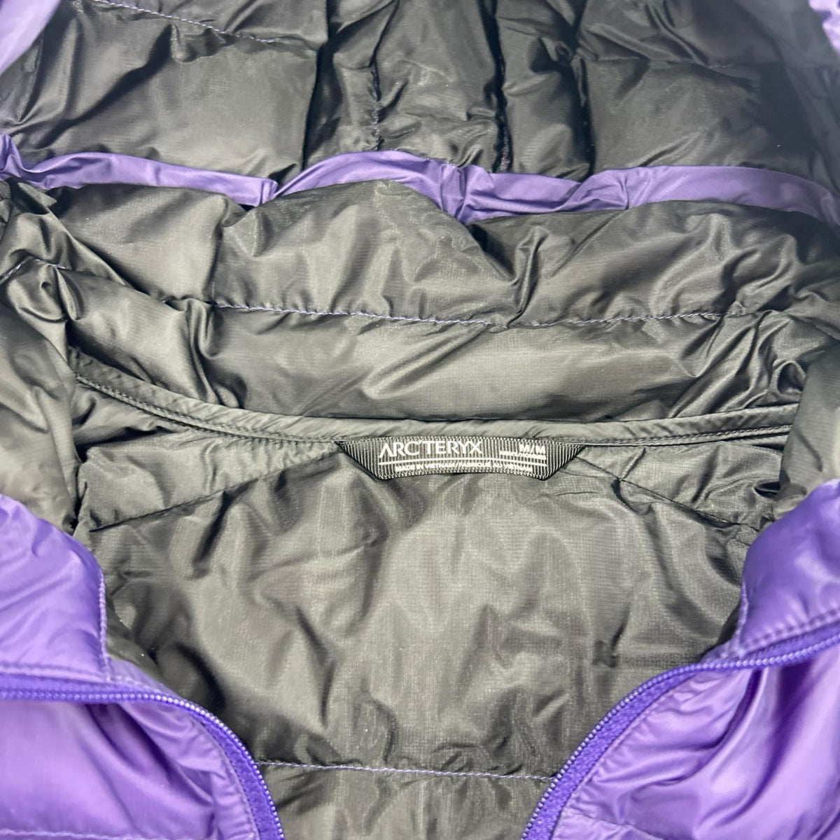 ダウンジャケット 紫 CERIUM HOODY M M パープル