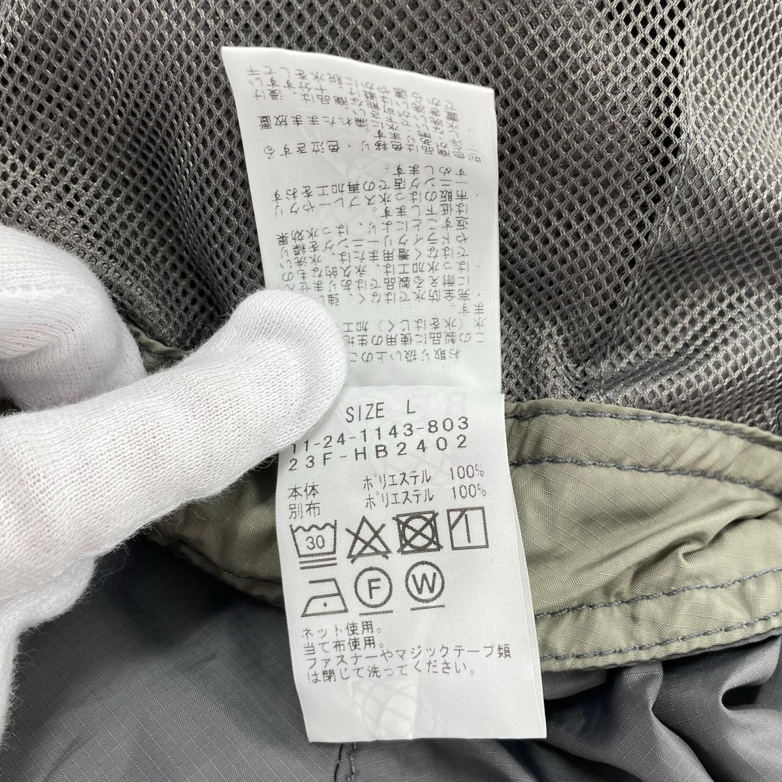 パンツ BEAMS FUTURE ARCHIVE 2way Sport Pants デタッチャブルパンツ L グレー L グレー