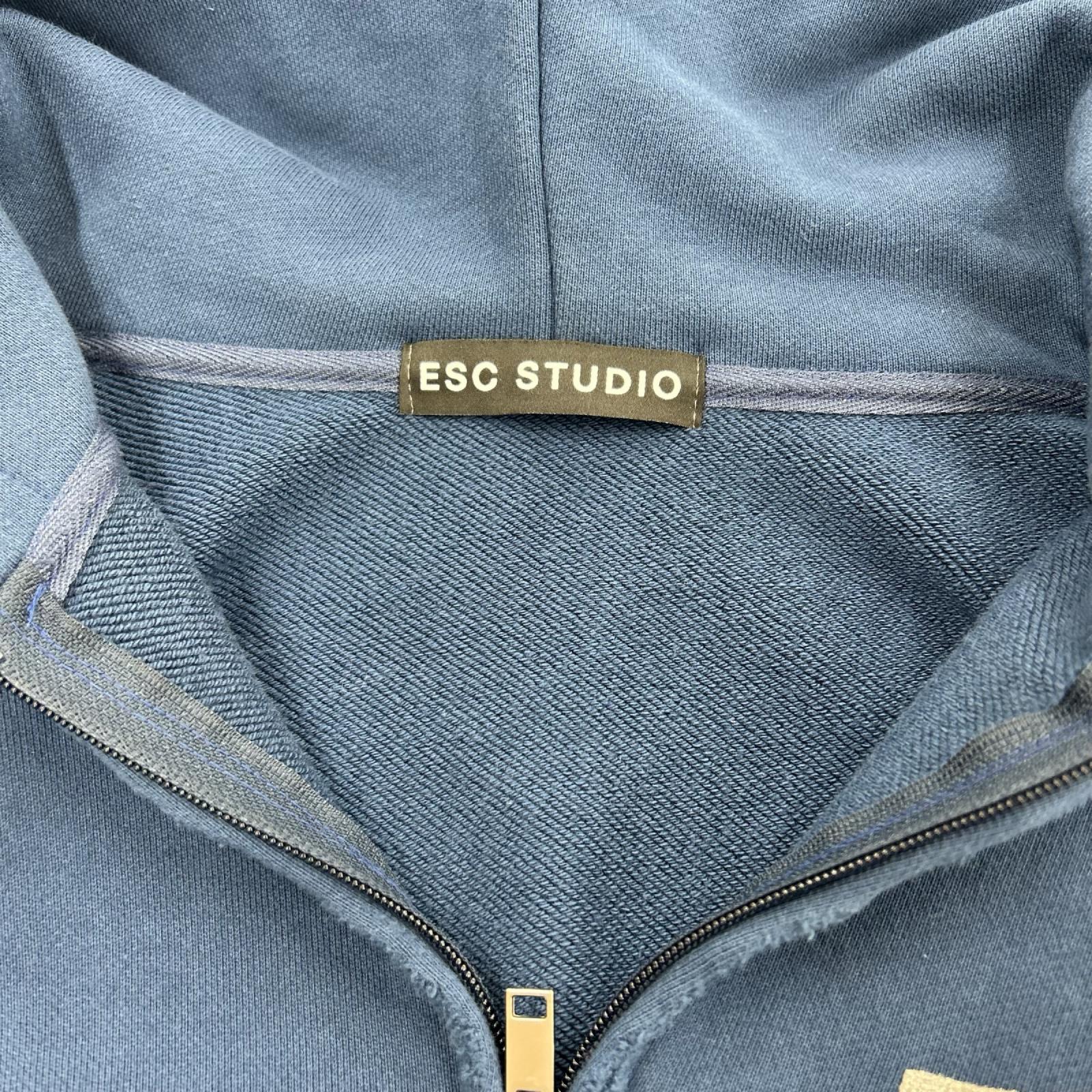 パーカー ESC STUDIO ﾌﾞﾙｰ ブルー