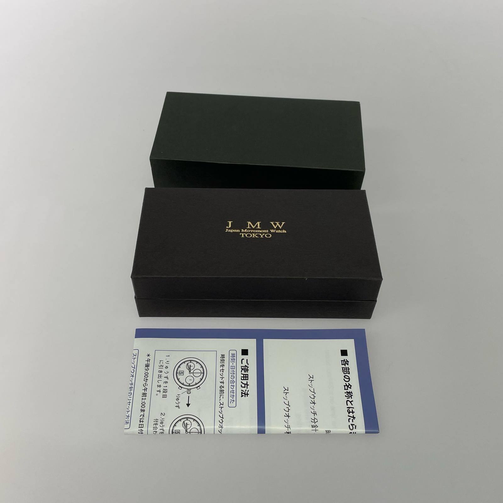腕時計 JMW TOKYO クオーツ腕時計 JM-0003 ブラック