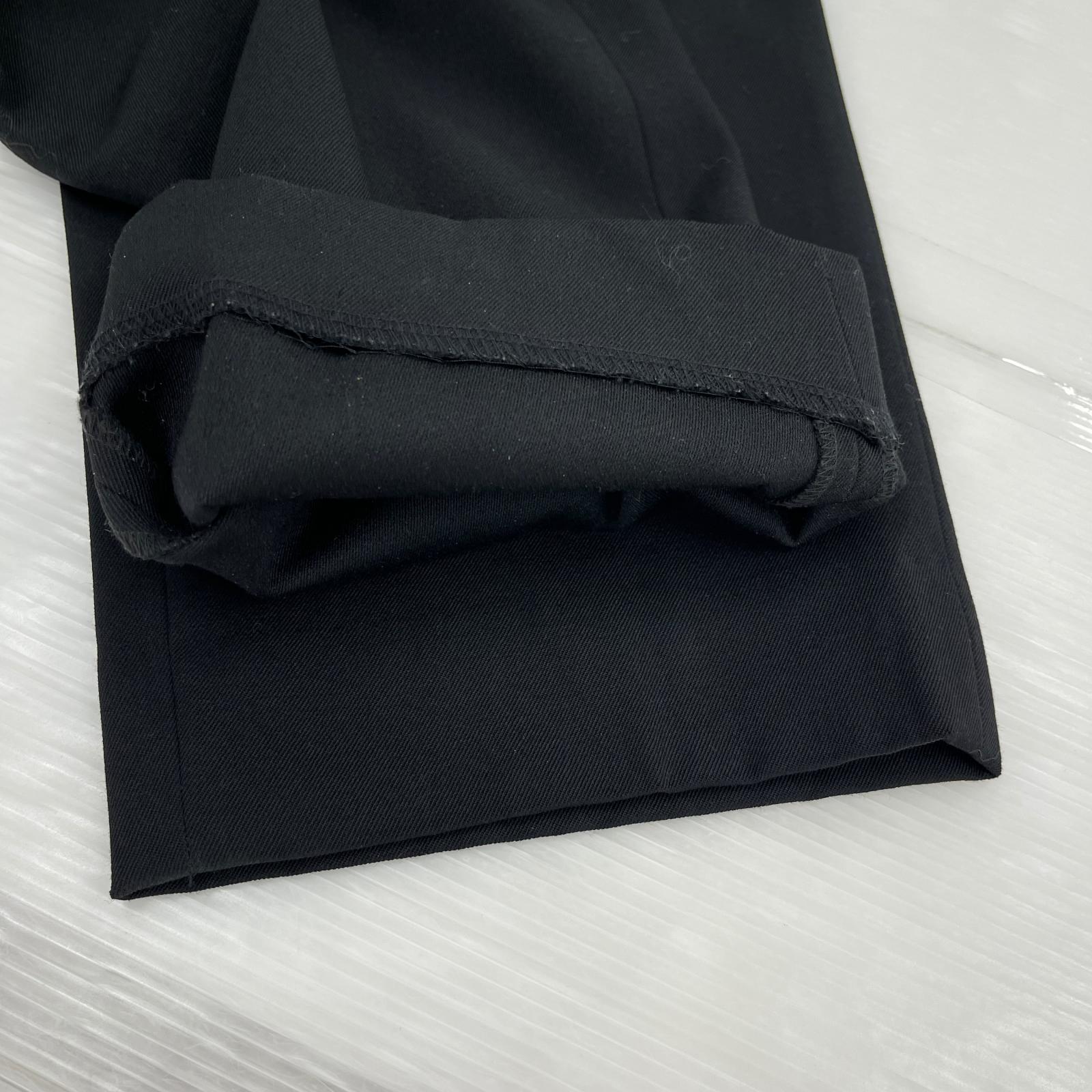 その他ボトムス ATON　ベーシックパンツ　ブラック　04　7031828 ブラック