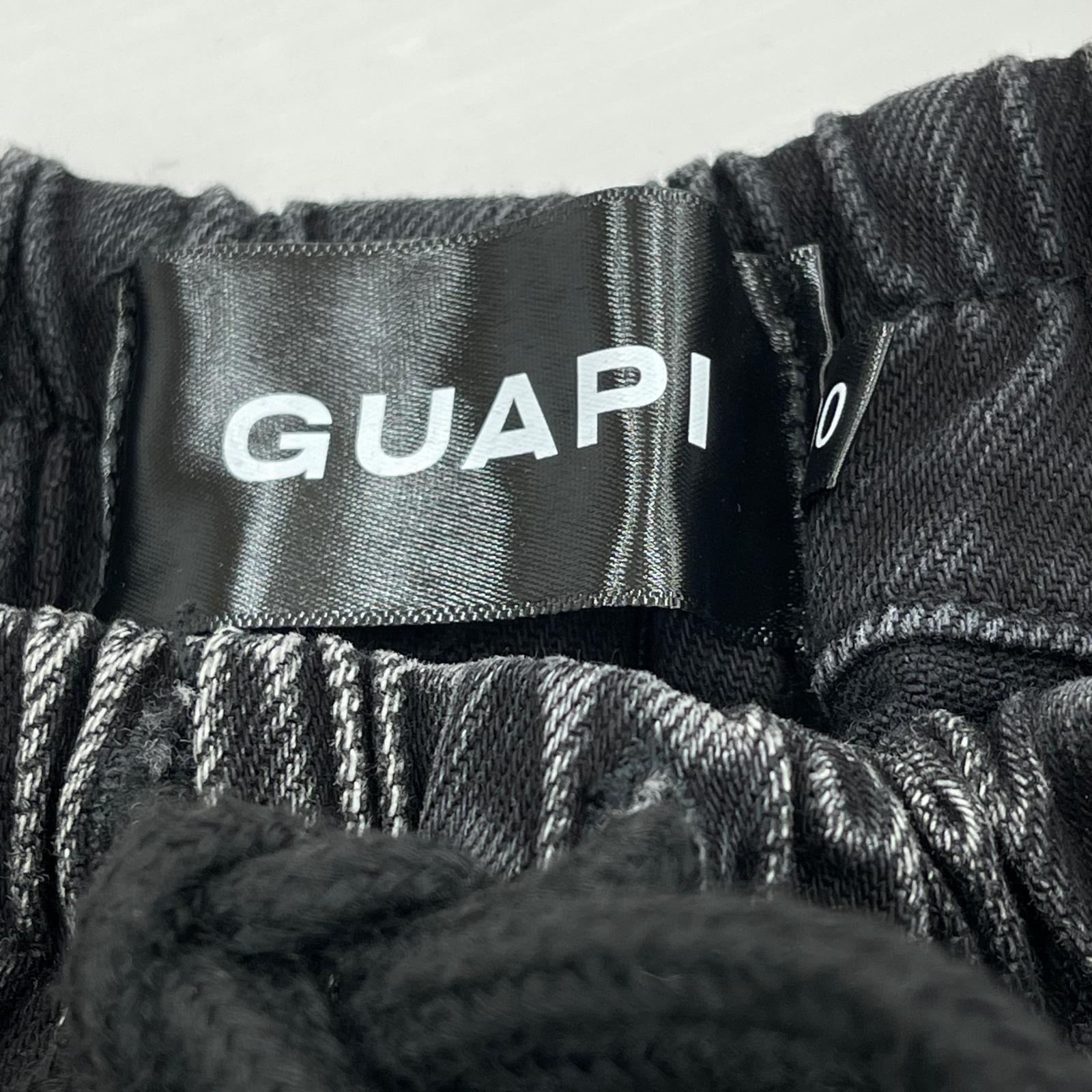 その他ボトムス GUAPI IRON GREY CARGO DENIM 30 30 ブラック