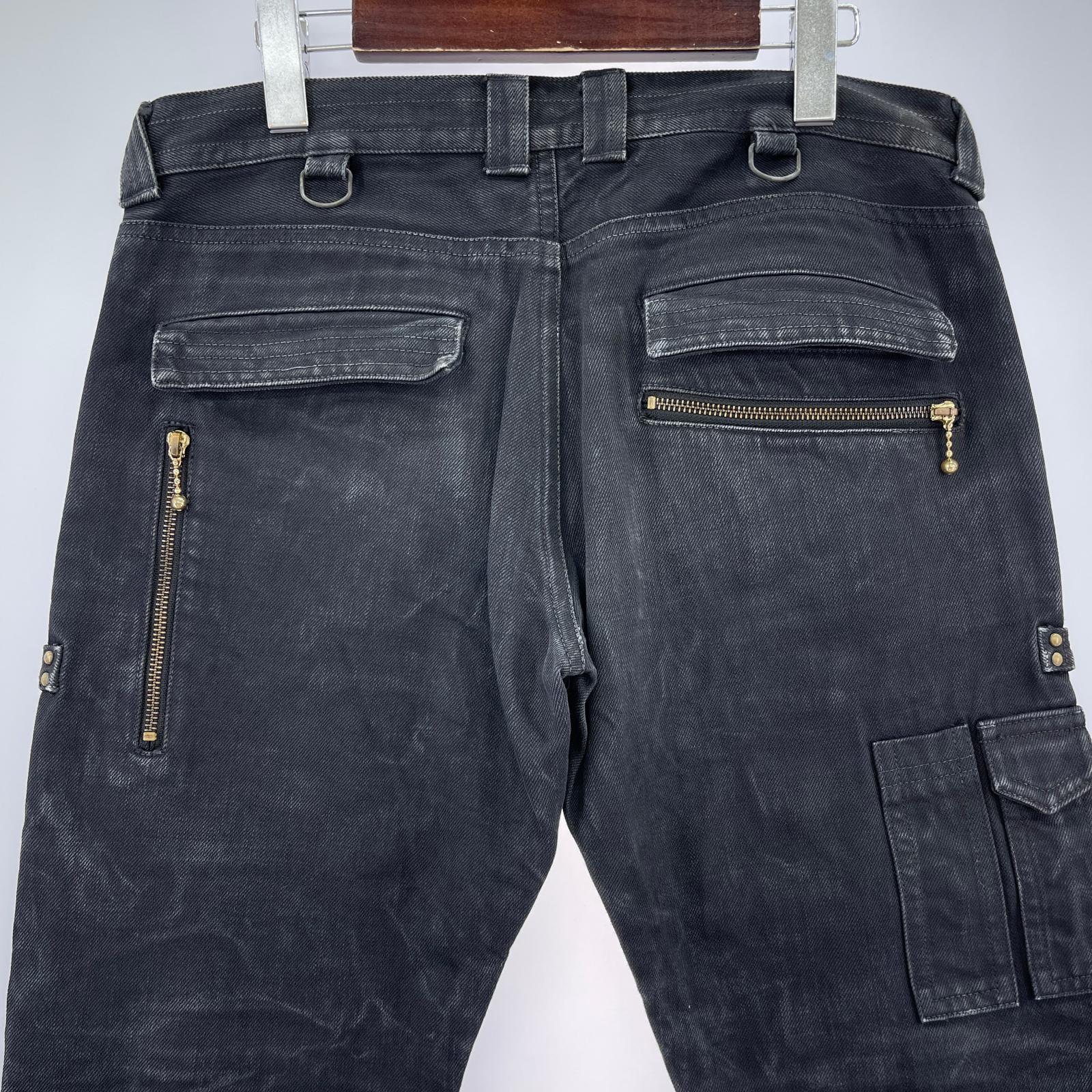その他ボトムス black means パンツ 4 4 ブラック